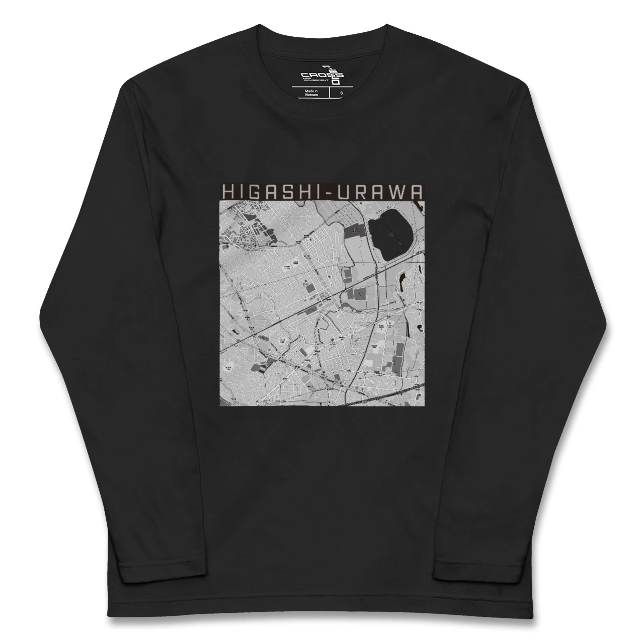 【東浦和(埼玉県)】地図柄ロングスリーブTシャツ