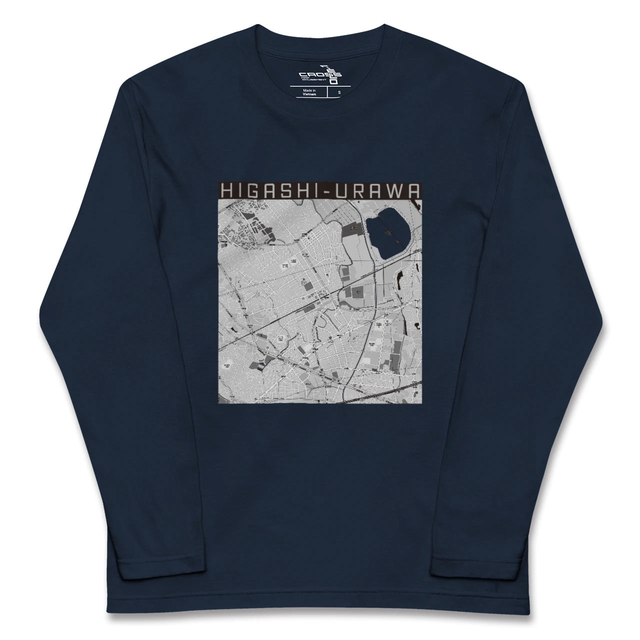 【東浦和(埼玉県)】地図柄ロングスリーブTシャツ