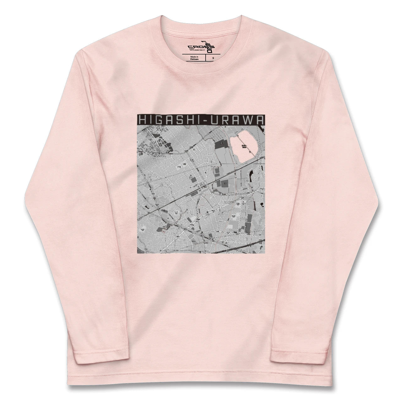 【東浦和(埼玉県)】地図柄ロングスリーブTシャツ