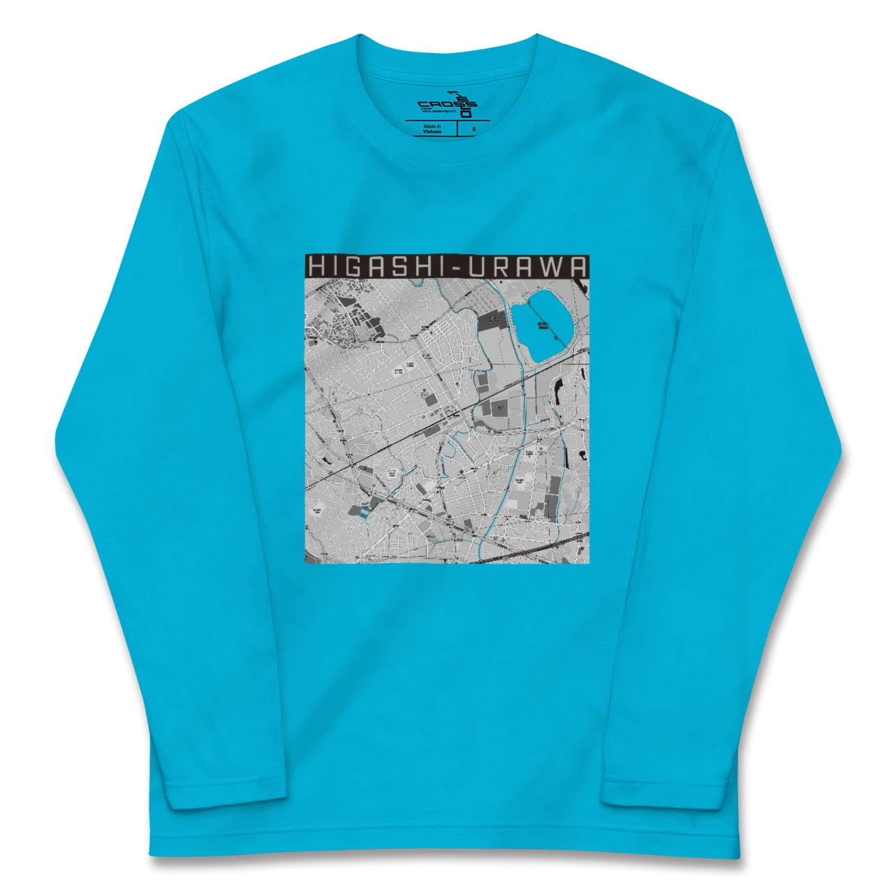 【東浦和(埼玉県)】地図柄ロングスリーブTシャツ