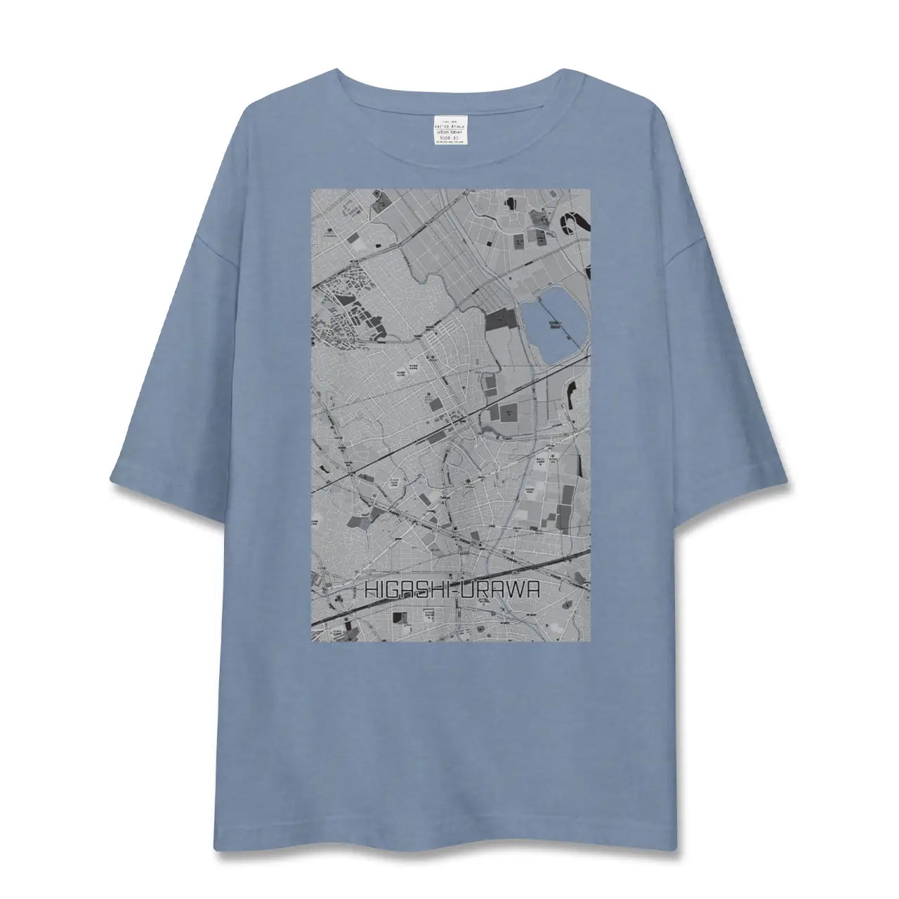 【東浦和(埼玉県)】地図柄ビッグシルエットTシャツ
