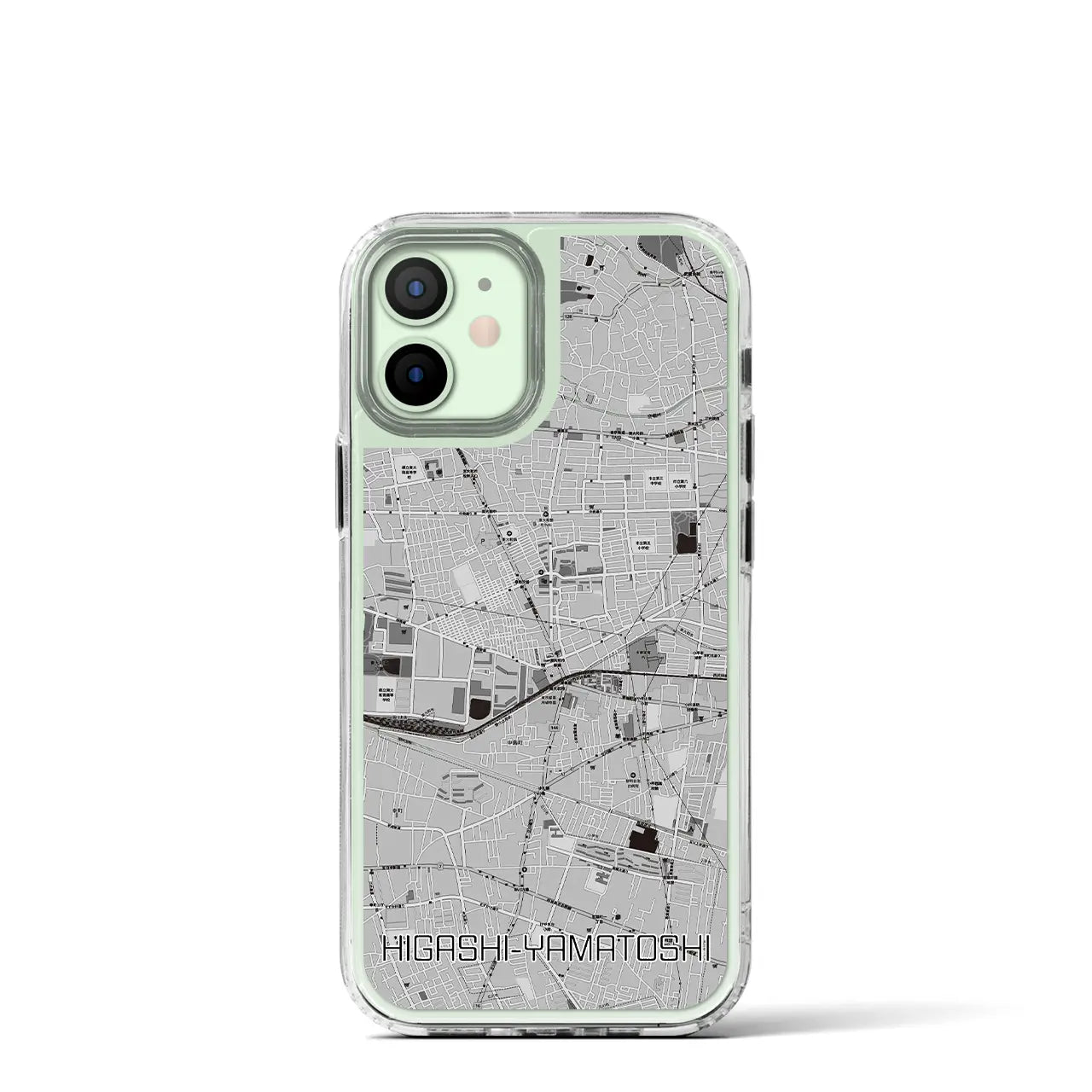 【東大和市(東京都)】地図柄iPhoneケース(MagSafeタイプ)