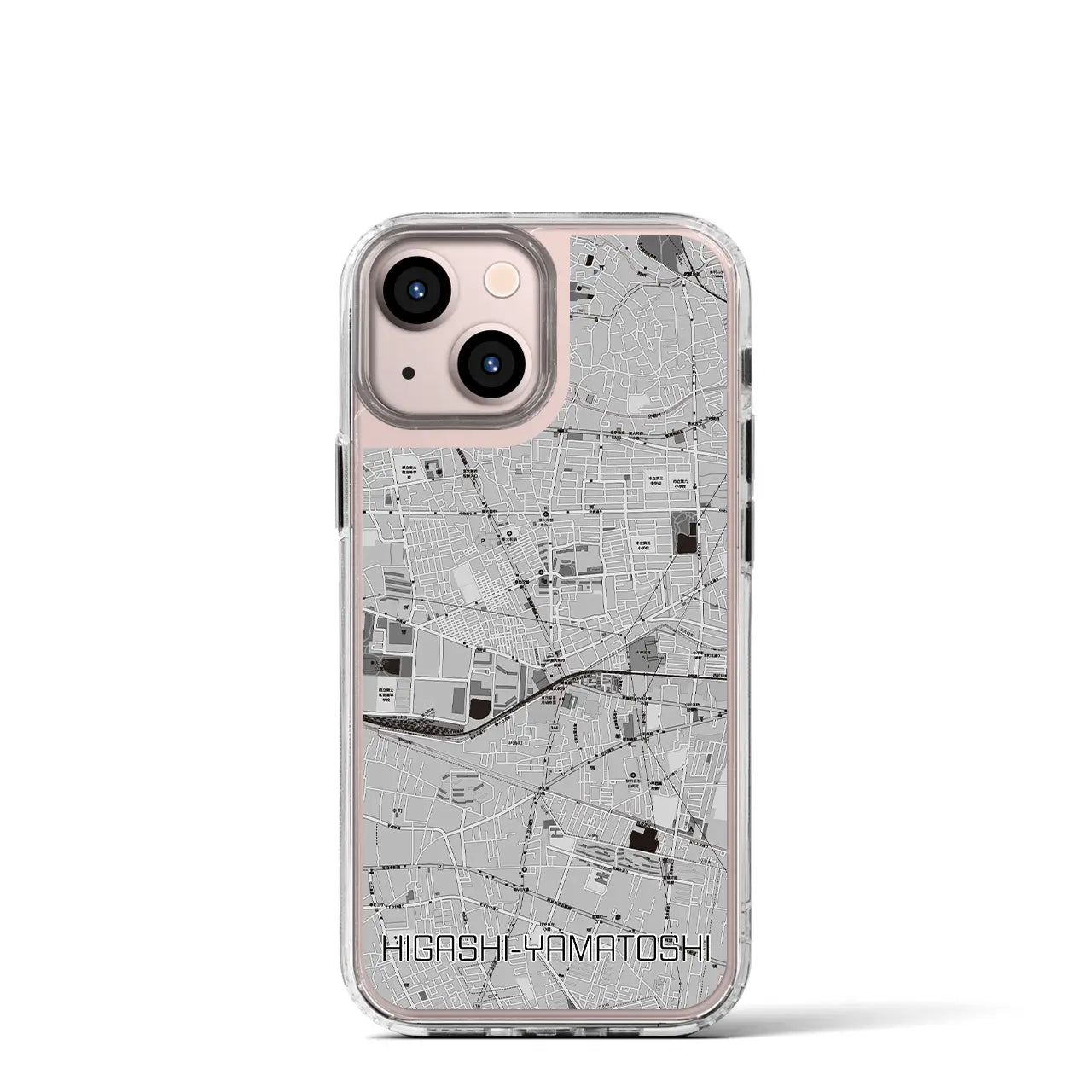 【東大和市(東京都)】地図柄iPhoneケース(MagSafeタイプ)