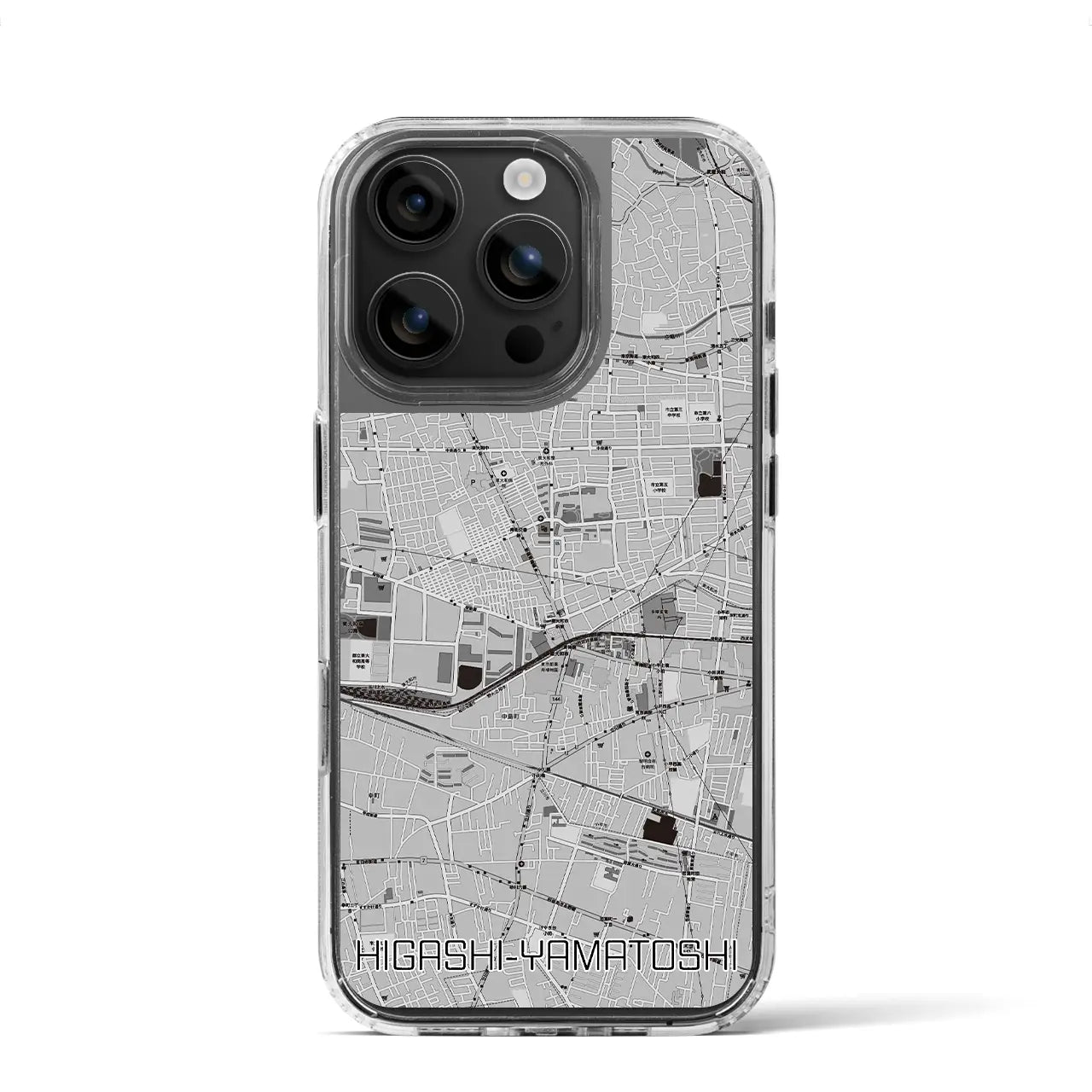 【東大和市(東京都)】地図柄iPhoneケース(MagSafeタイプ)