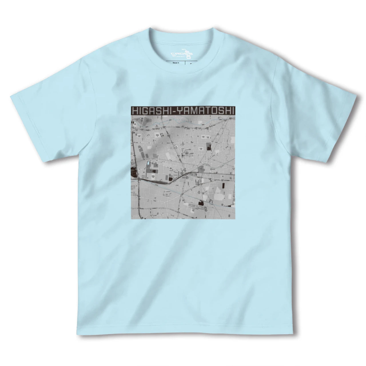 【東大和市(東京都)】地図柄ヘビーウェイトTシャツ