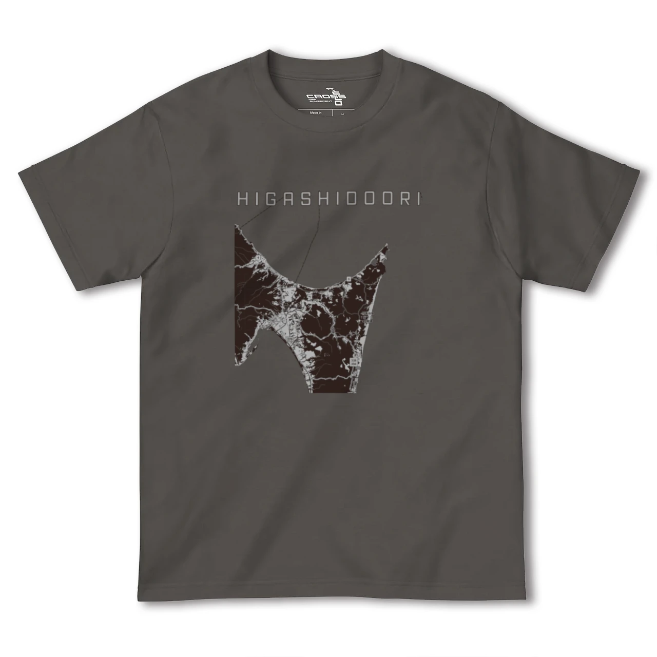 【東通(青森県)】地図柄ヘビーウェイトTシャツ
