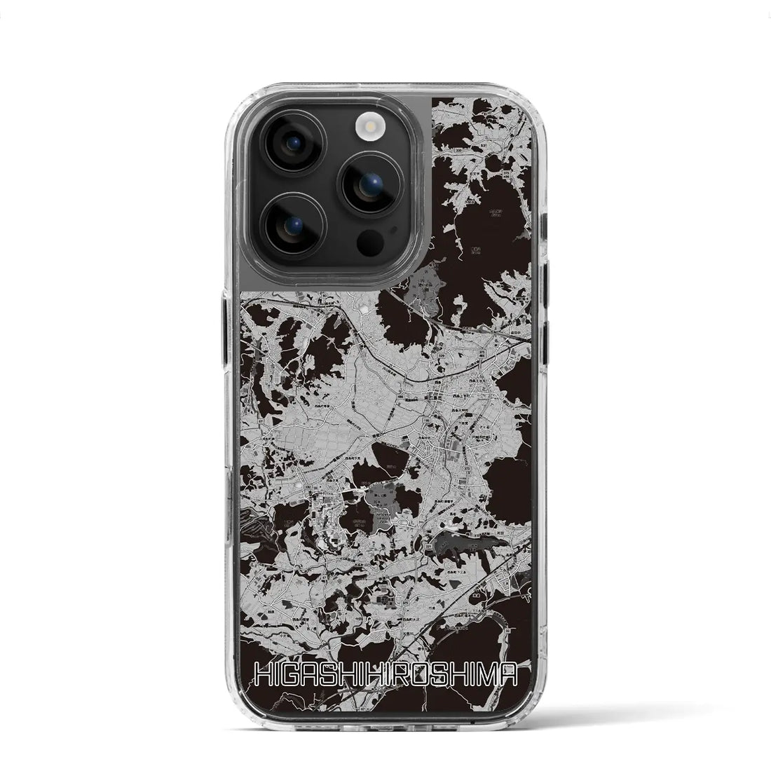 【東広島(広島県)】地図柄iPhoneケース(MagSafeタイプ)
