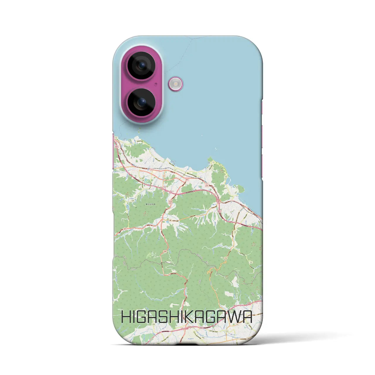 【東かがわ(香川県)】地図柄iPhoneケース(バックカバータイプ)