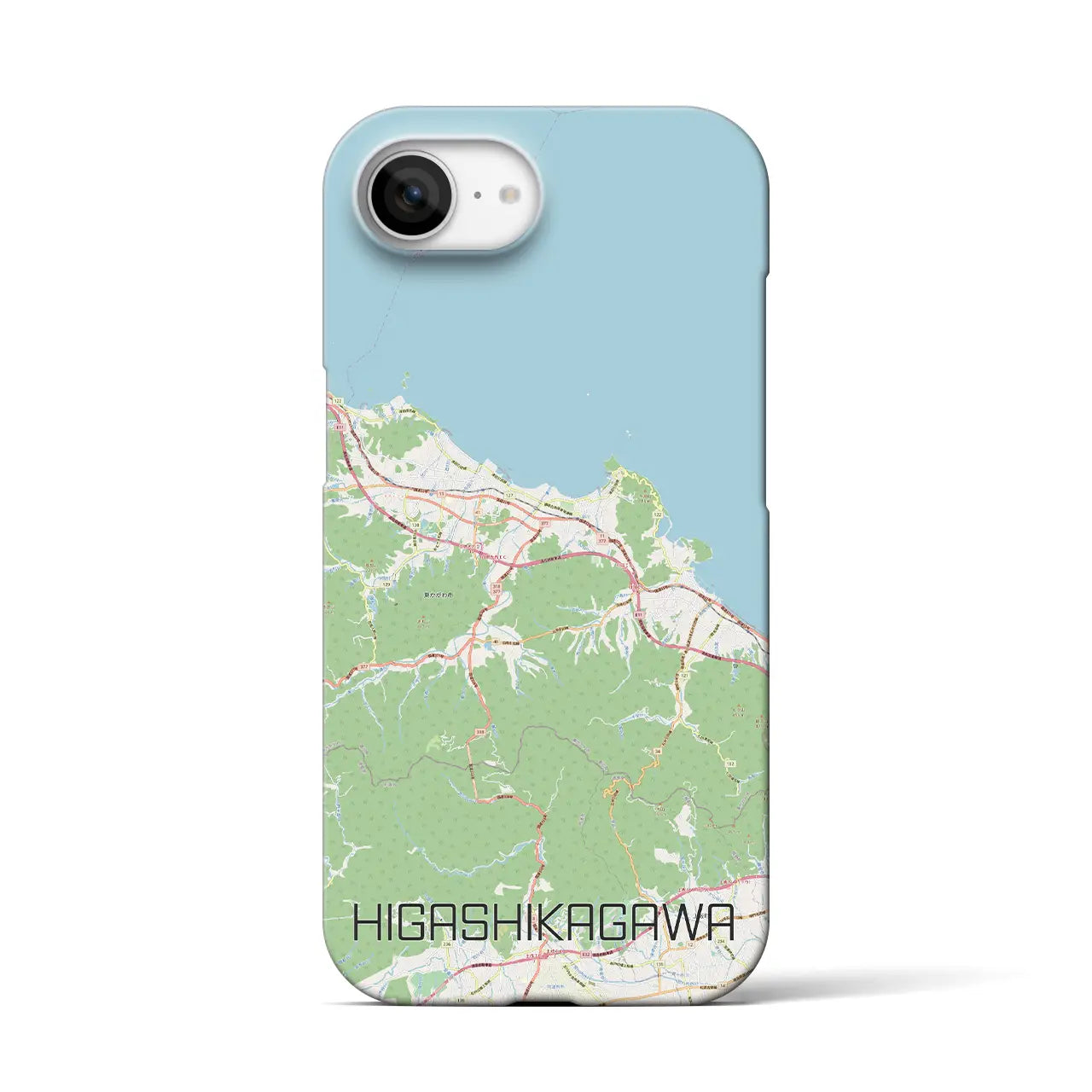 【東かがわ(香川県)】地図柄iPhoneケース(バックカバータイプ)