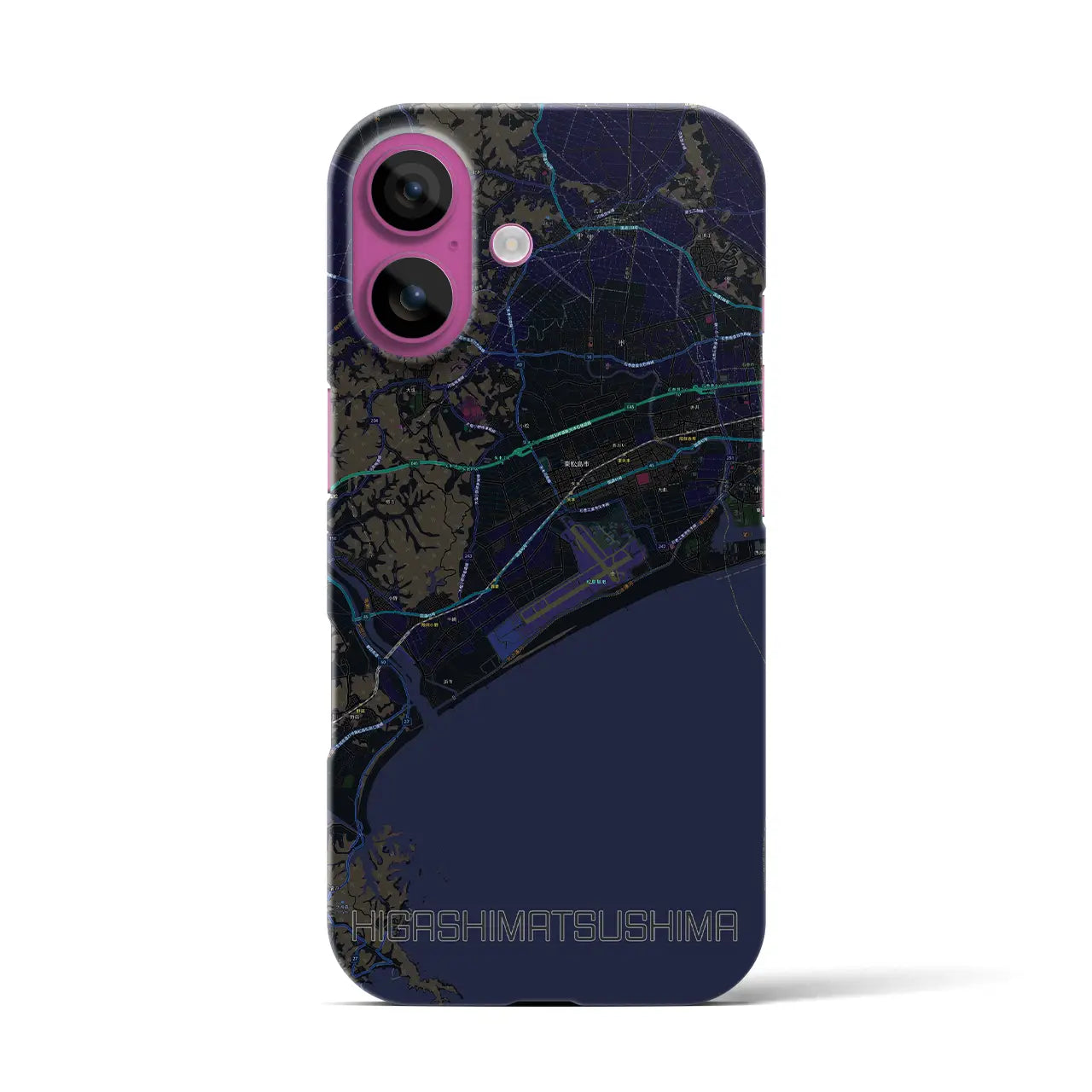 【東松島(宮城県)】地図柄iPhoneケース(バックカバータイプ)