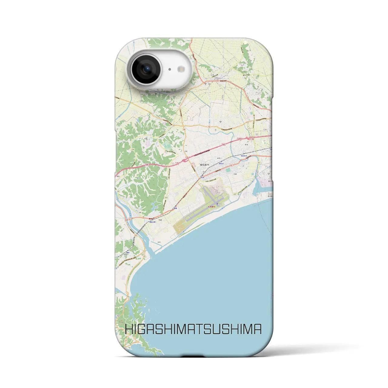 【東松島(宮城県)】地図柄iPhoneケース(バックカバータイプ)