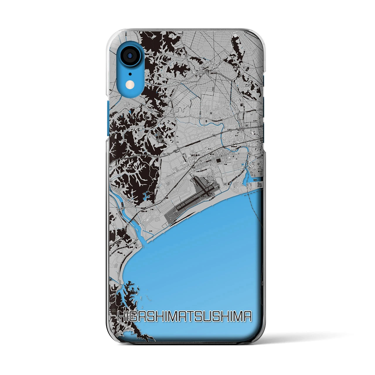 【東松島(宮城県)】地図柄iPhoneケース(クリアタイプ)