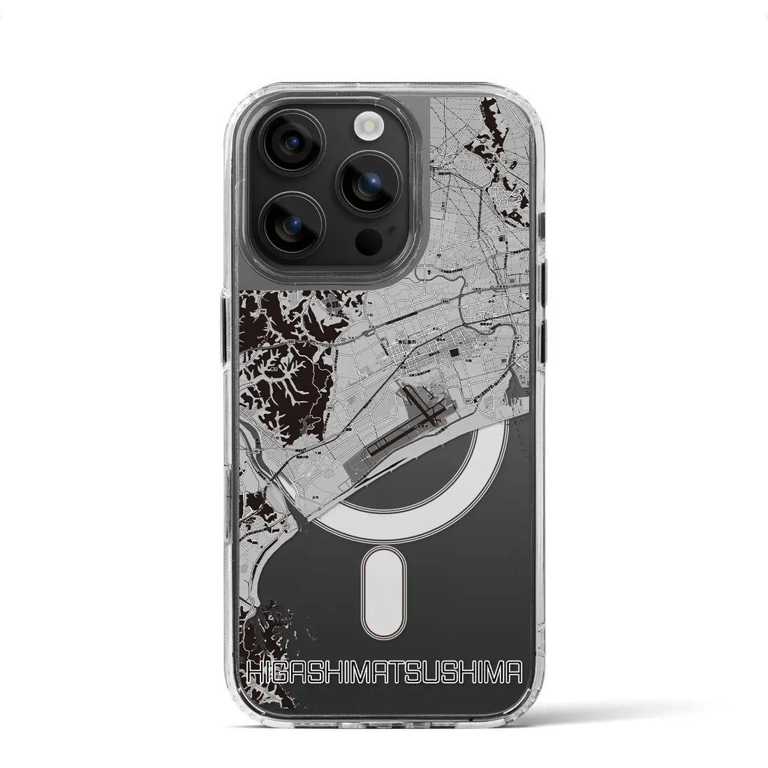 【東松島(宮城県)】地図柄iPhoneケース(MagSafeタイプ)