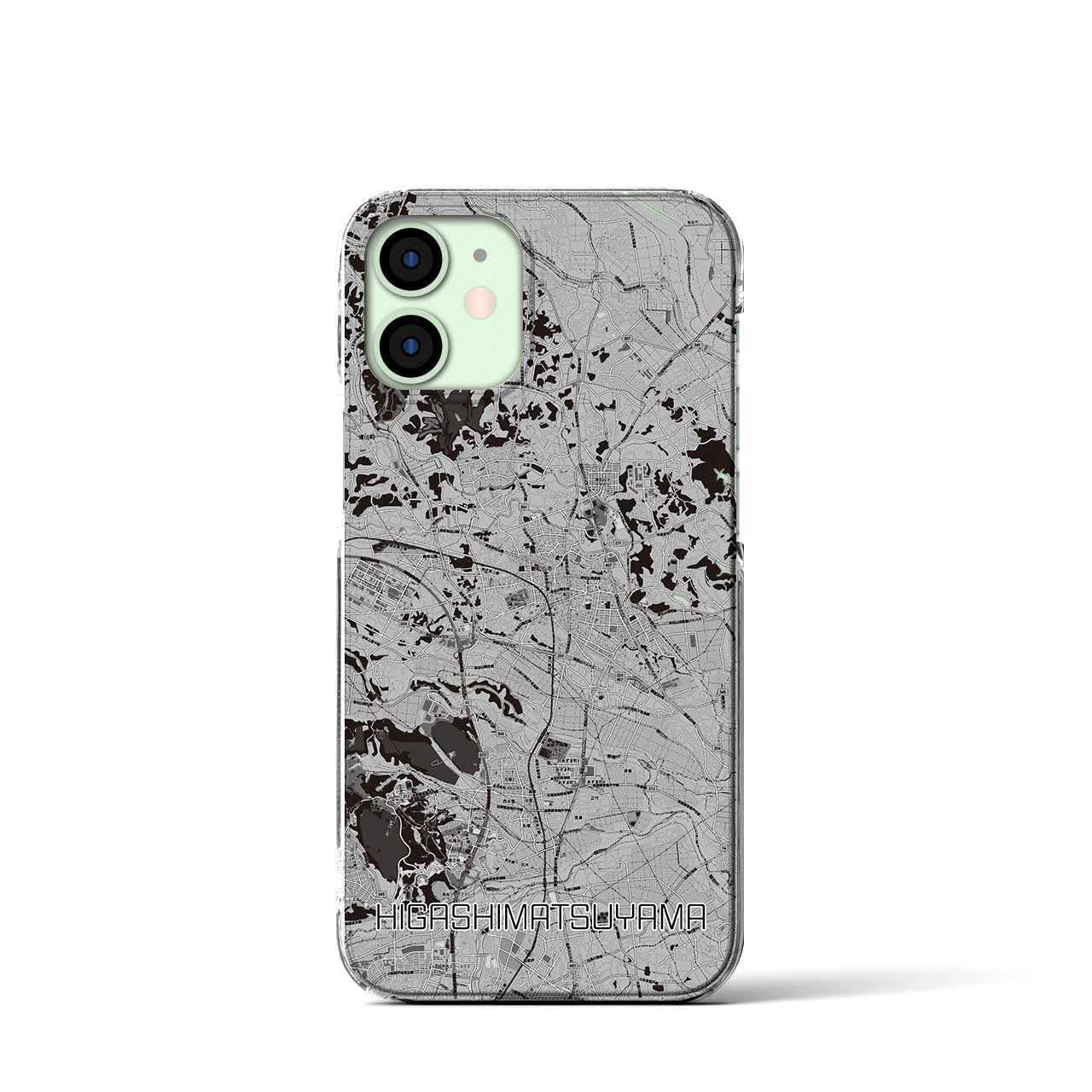 【東松山(埼玉県)】地図柄iPhoneケース(クリアタイプ)