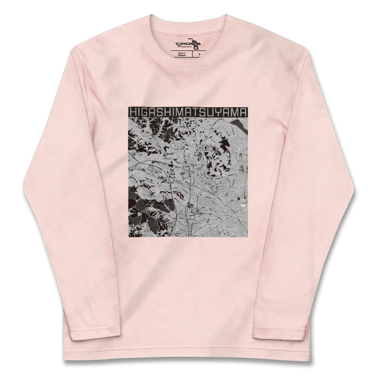 【東松山(埼玉県)】地図柄ロングスリーブTシャツ