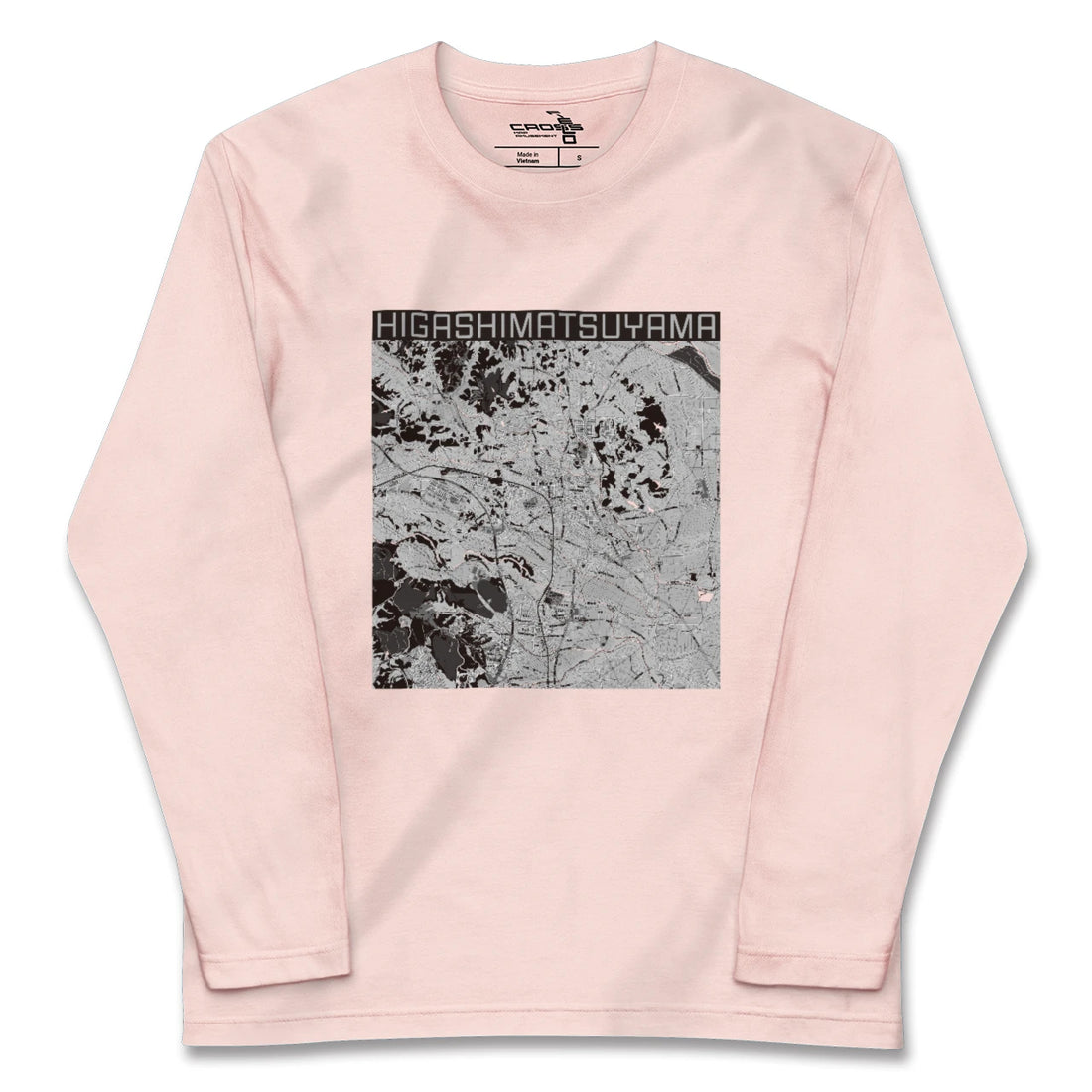 【東松山(埼玉県)】地図柄ロングスリーブTシャツ