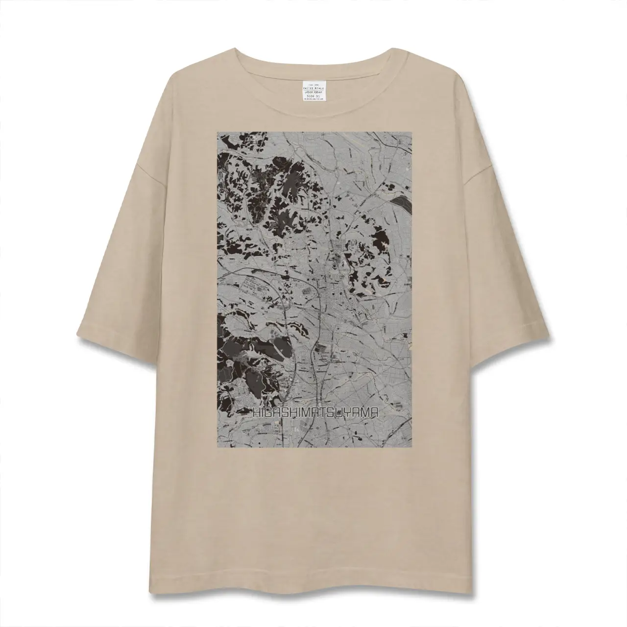 【東松山(埼玉県)】地図柄ビッグシルエットTシャツ