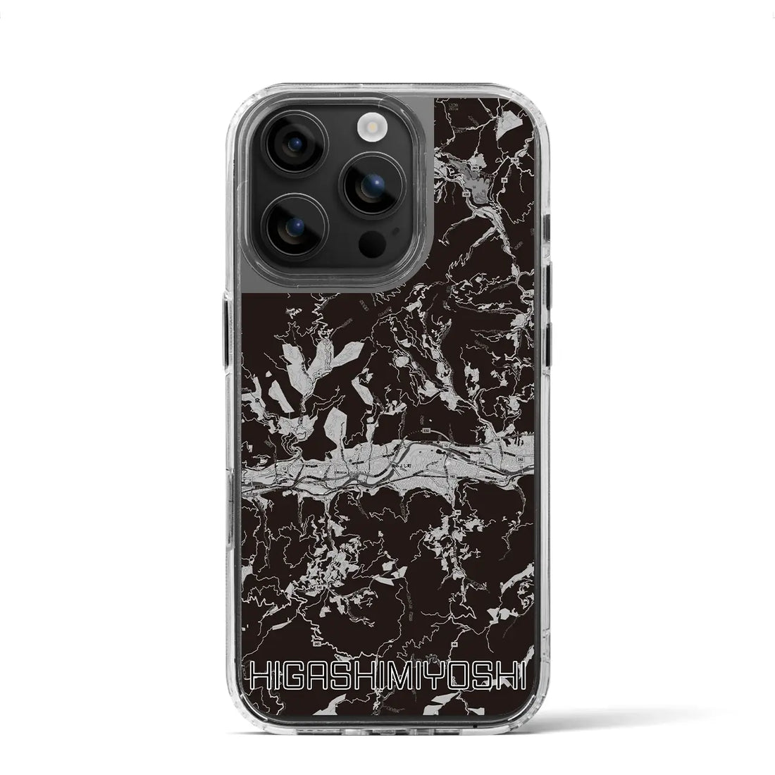 【東みよし(徳島県)】地図柄iPhoneケース(MagSafeタイプ)