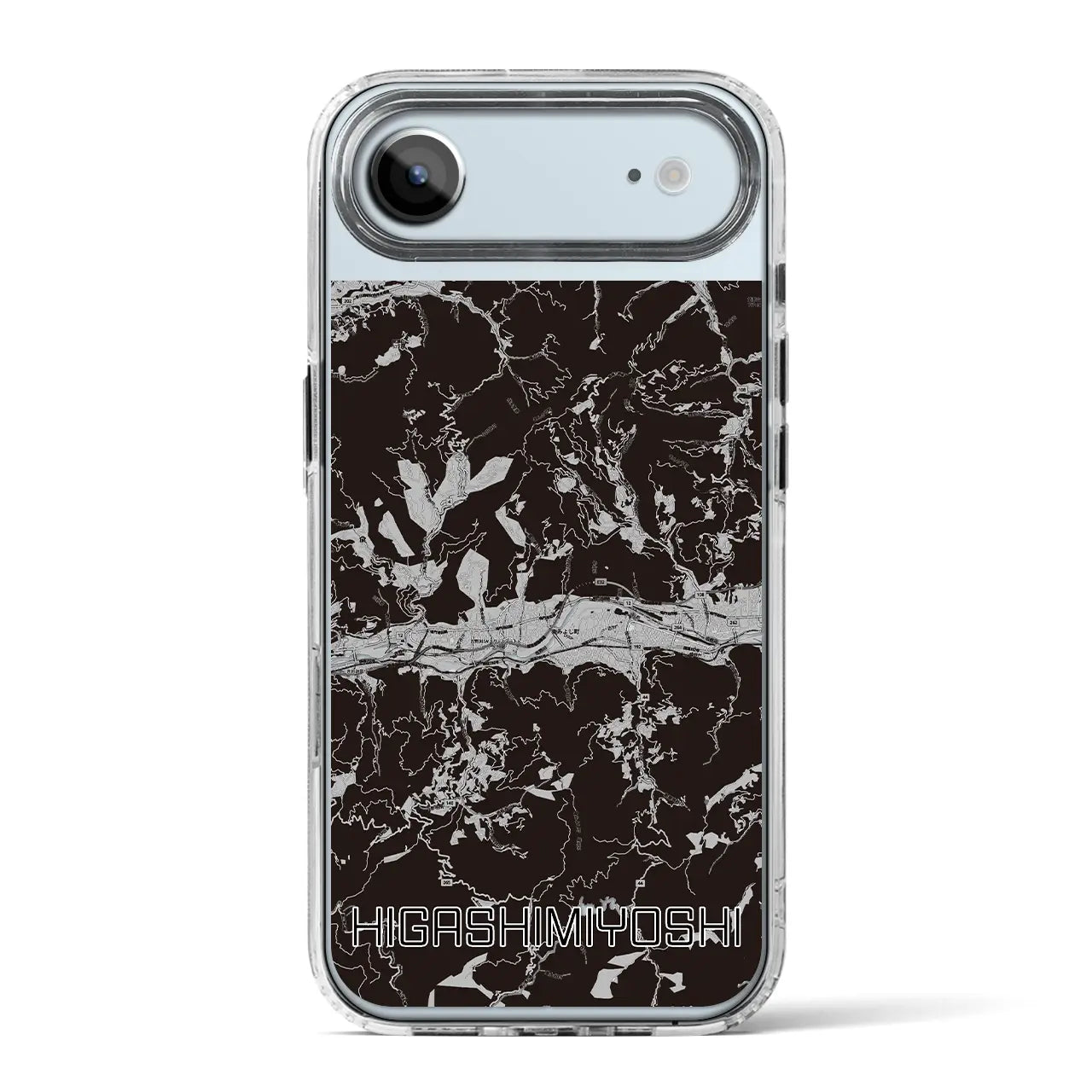 【東みよし(徳島県)】地図柄iPhoneケース(MagSafeタイプ)