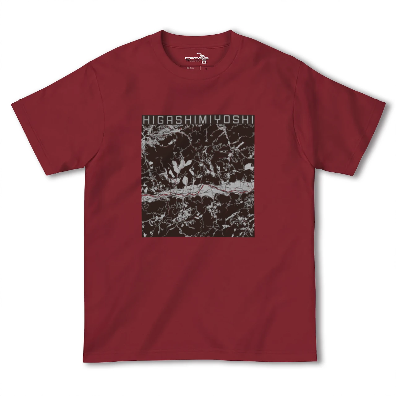【東みよし(徳島県)】地図柄ヘビーウェイトTシャツ