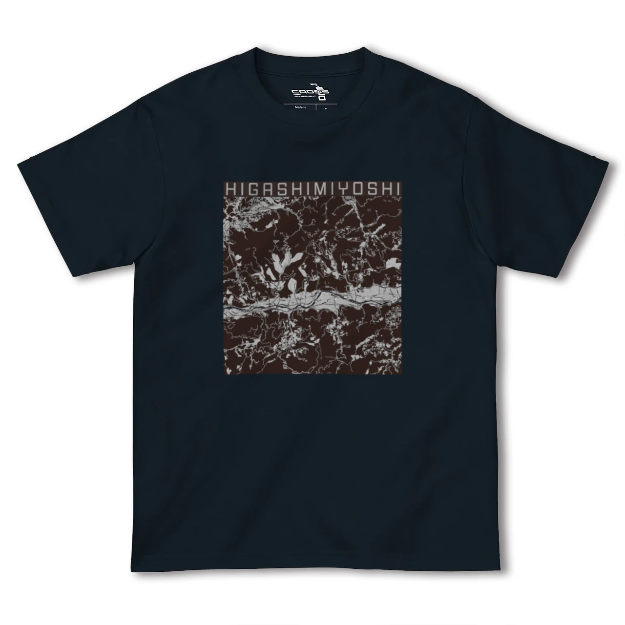 【東みよし(徳島県)】地図柄ヘビーウェイトTシャツ