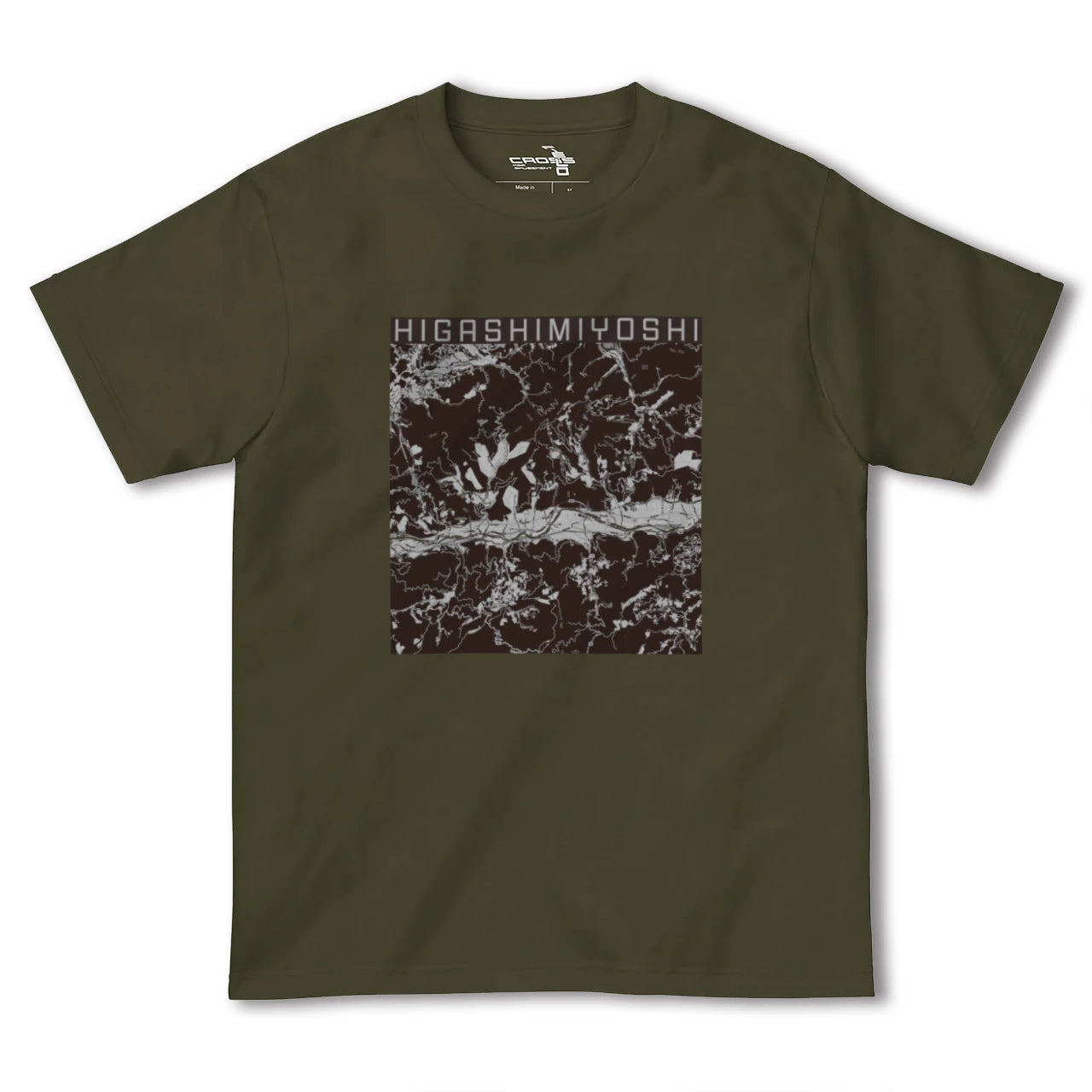 【東みよし(徳島県)】地図柄ヘビーウェイトTシャツ