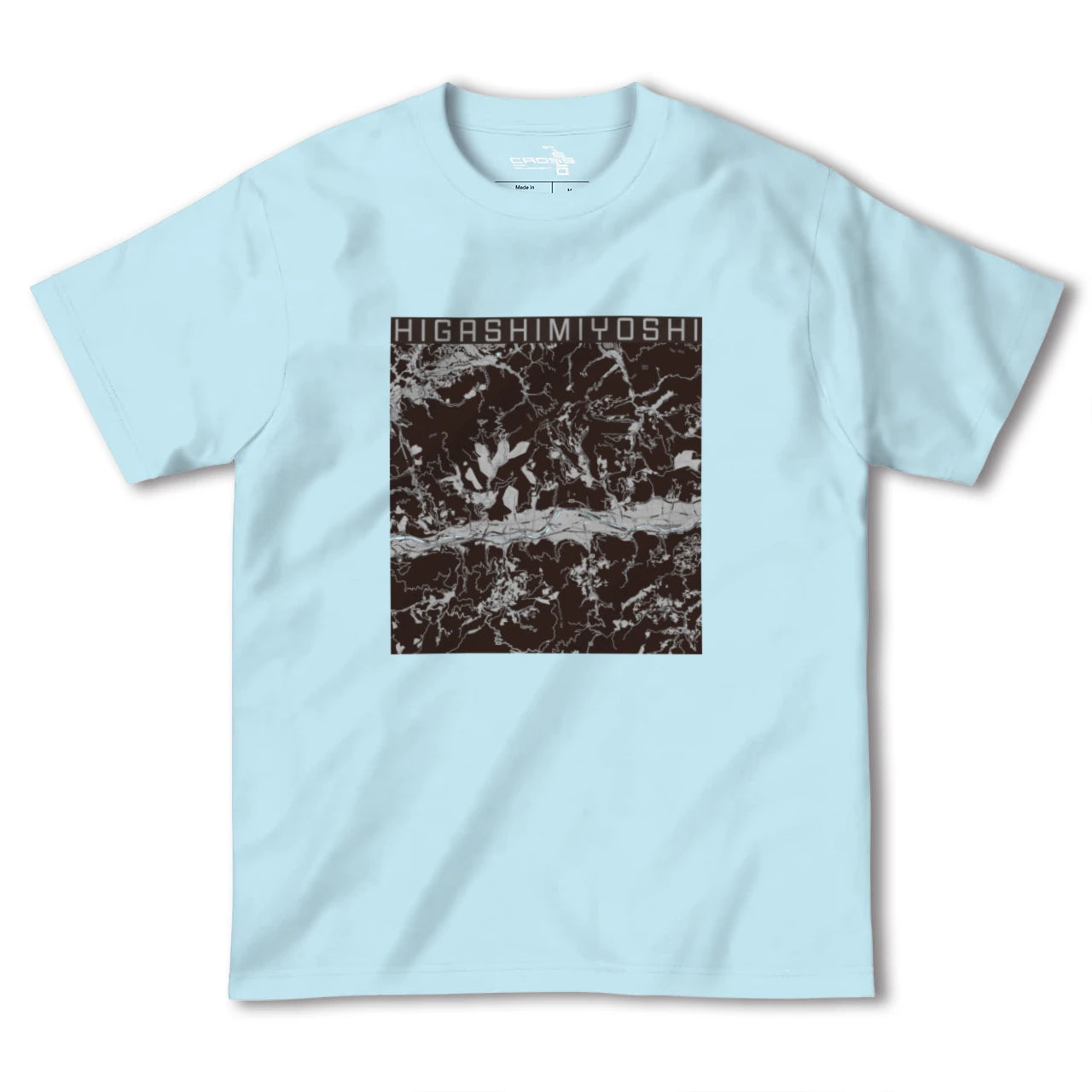 【東みよし(徳島県)】地図柄ヘビーウェイトTシャツ