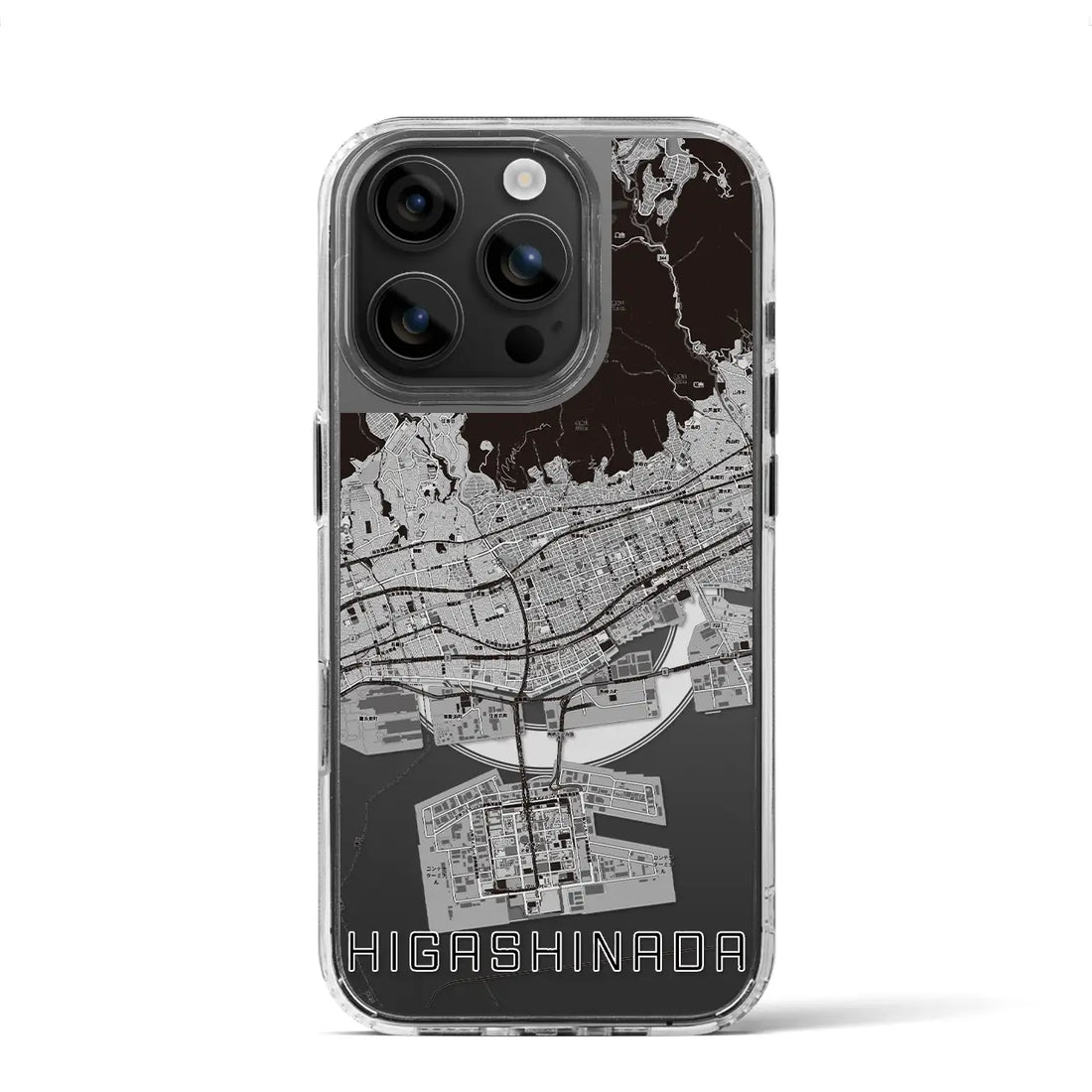 【東灘(兵庫県)】地図柄iPhoneケース(MagSafeタイプ)