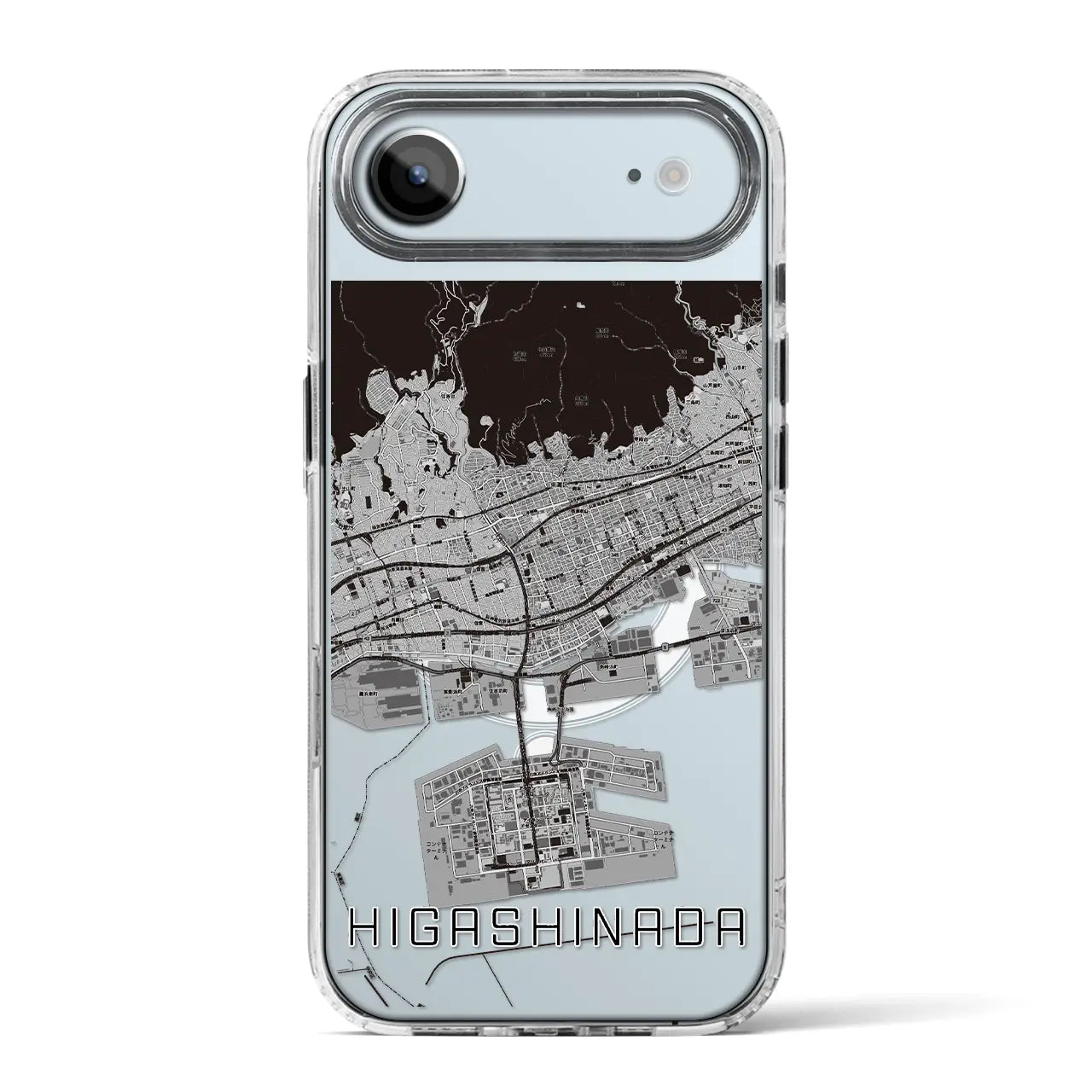 【東灘(兵庫県)】地図柄iPhoneケース(MagSafeタイプ)