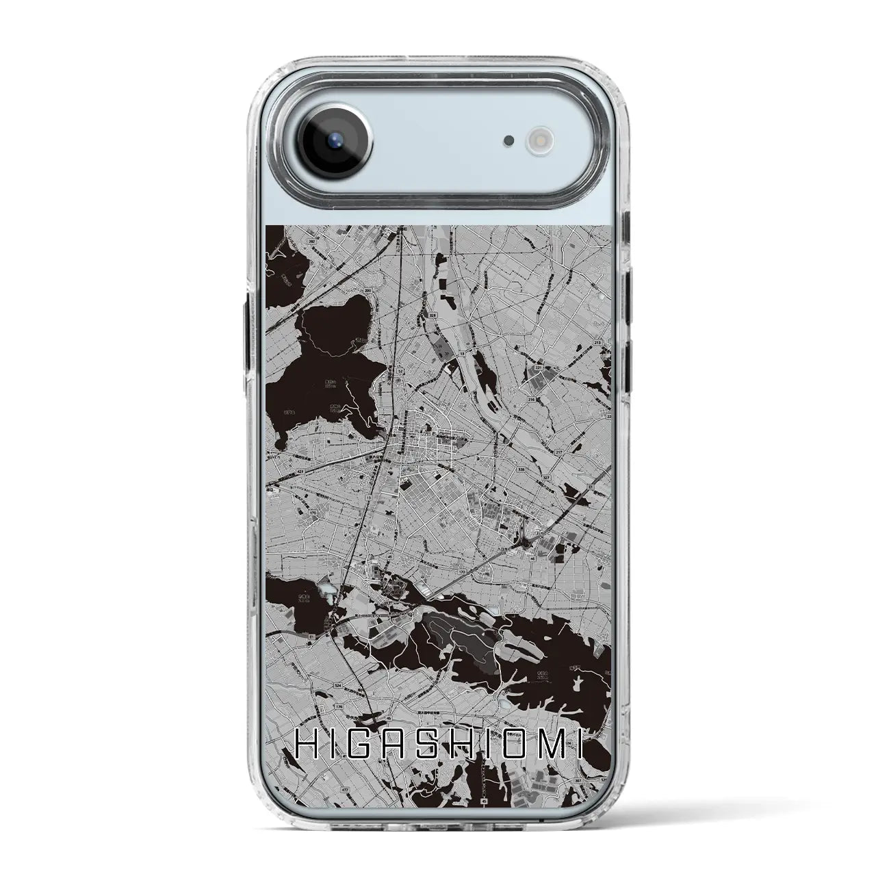 【東近江(滋賀県)】地図柄iPhoneケース(MagSafeタイプ)