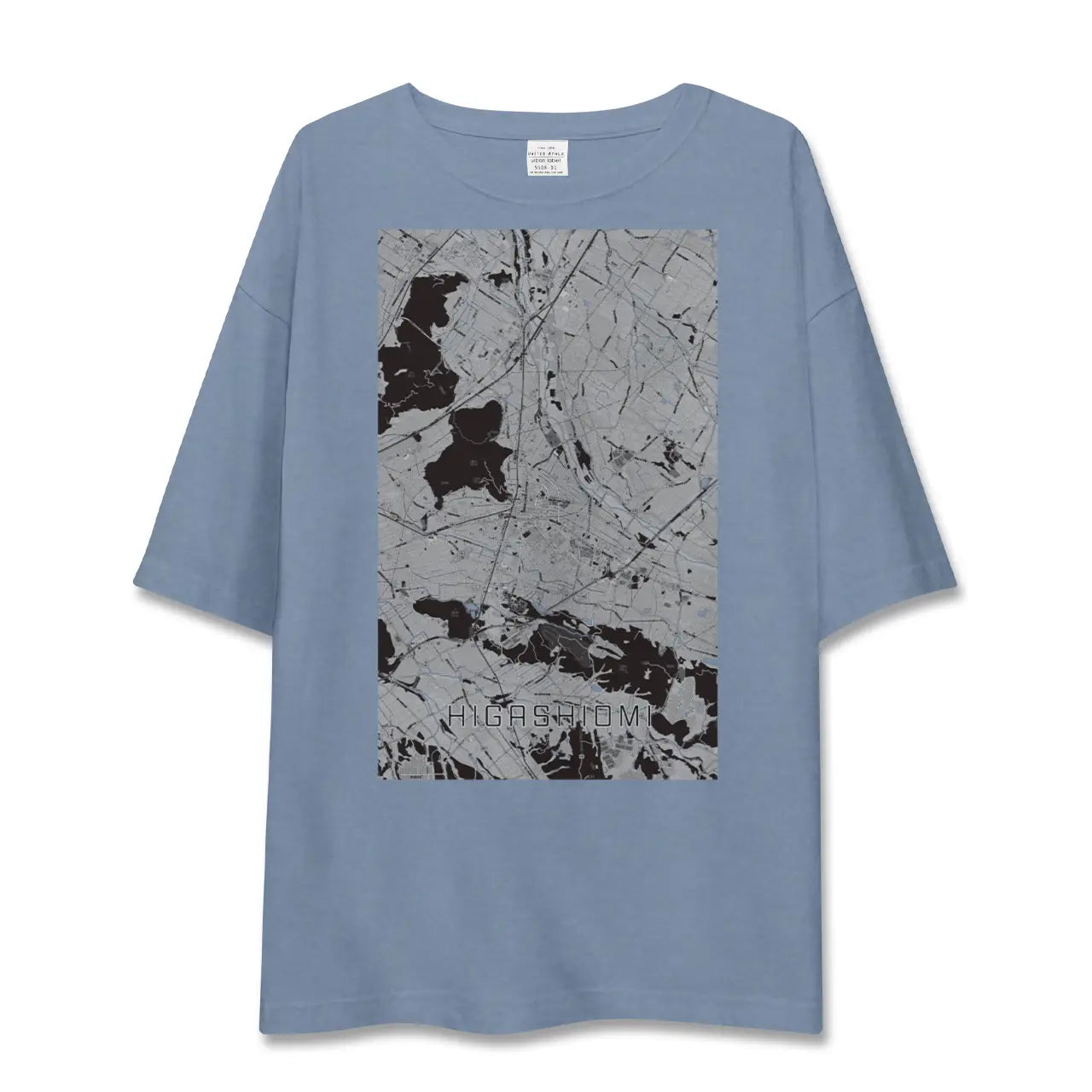 【東近江(滋賀県)】地図柄ビッグシルエットTシャツ