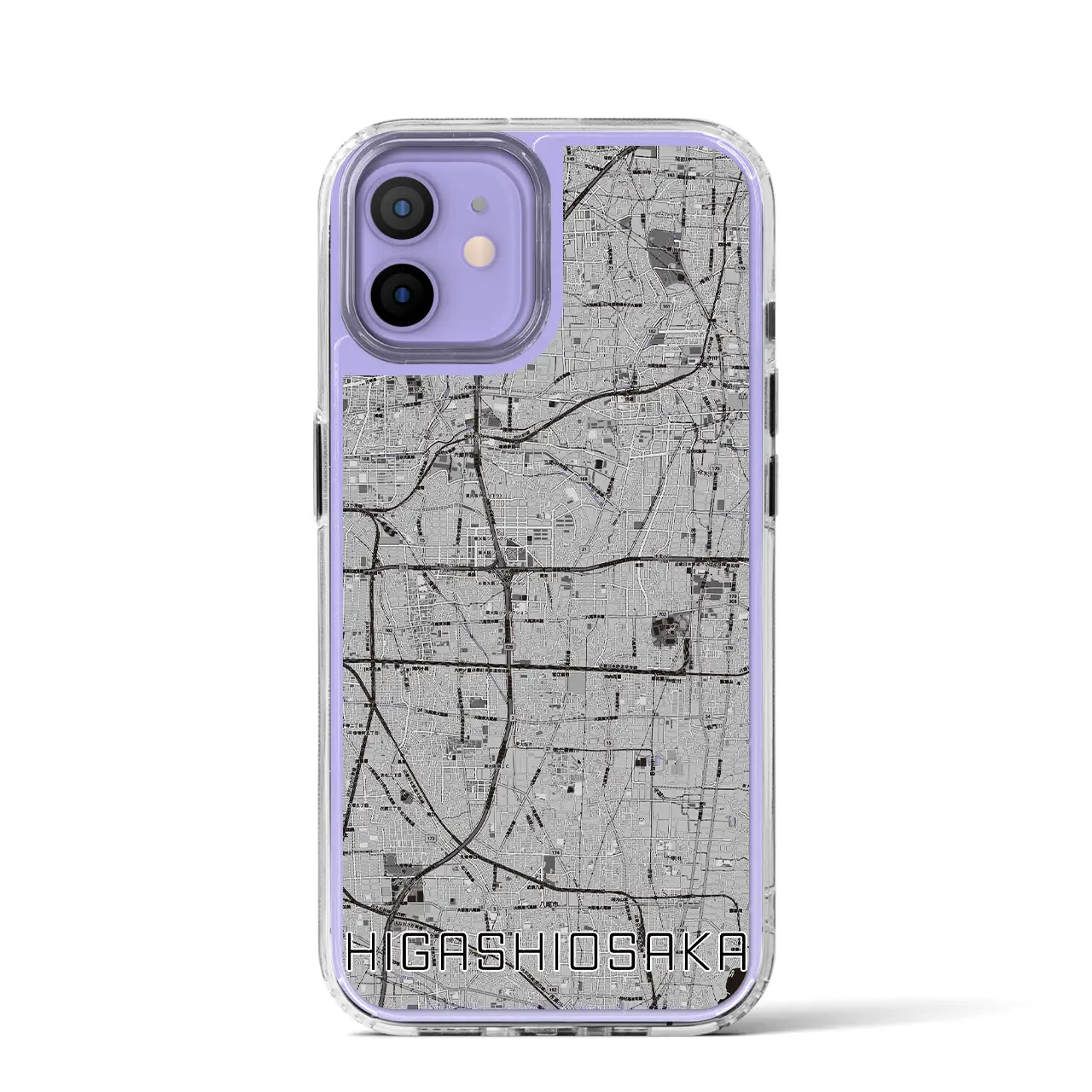 【東大阪(大阪府)】地図柄iPhoneケース(MagSafeタイプ)