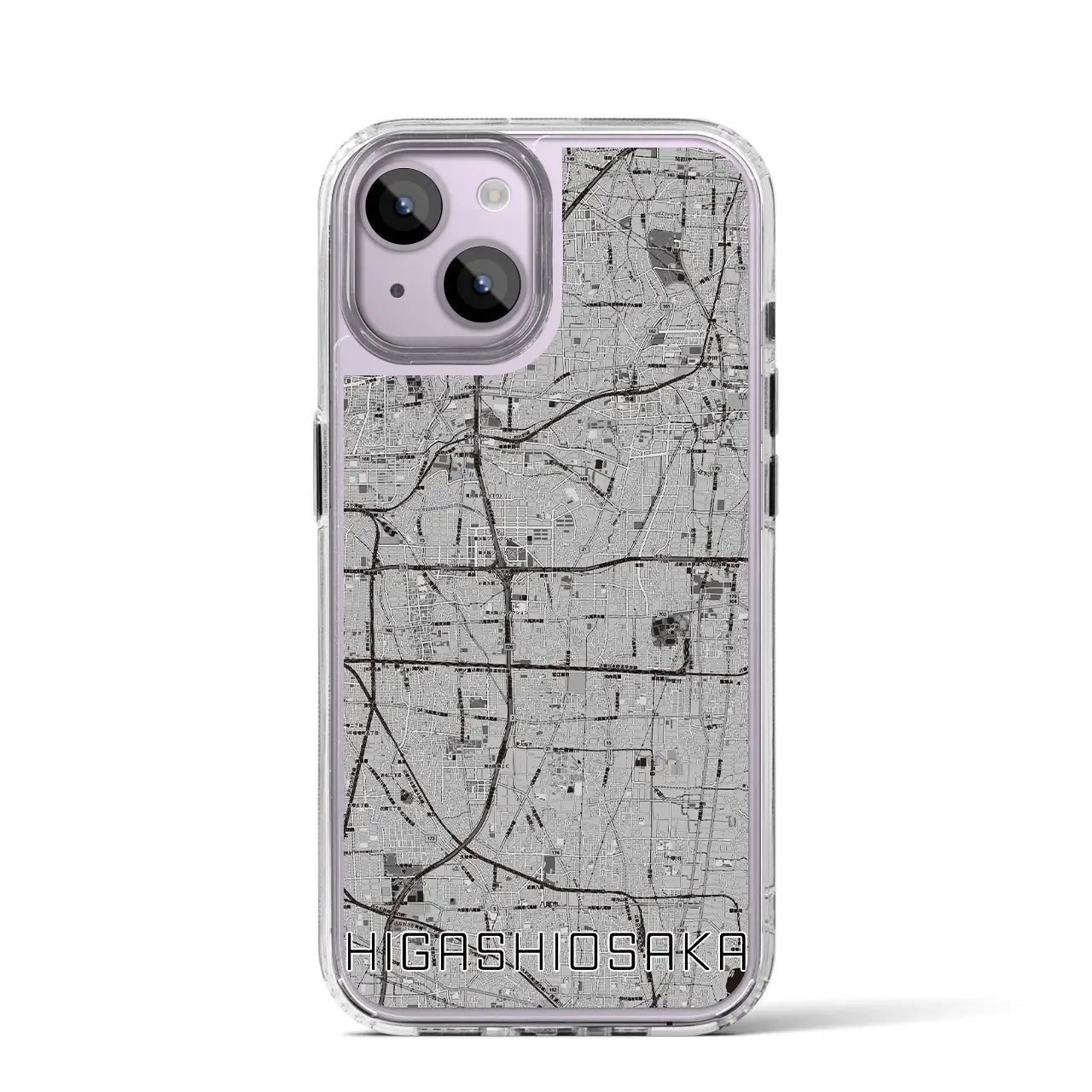 【東大阪(大阪府)】地図柄iPhoneケース(MagSafeタイプ)