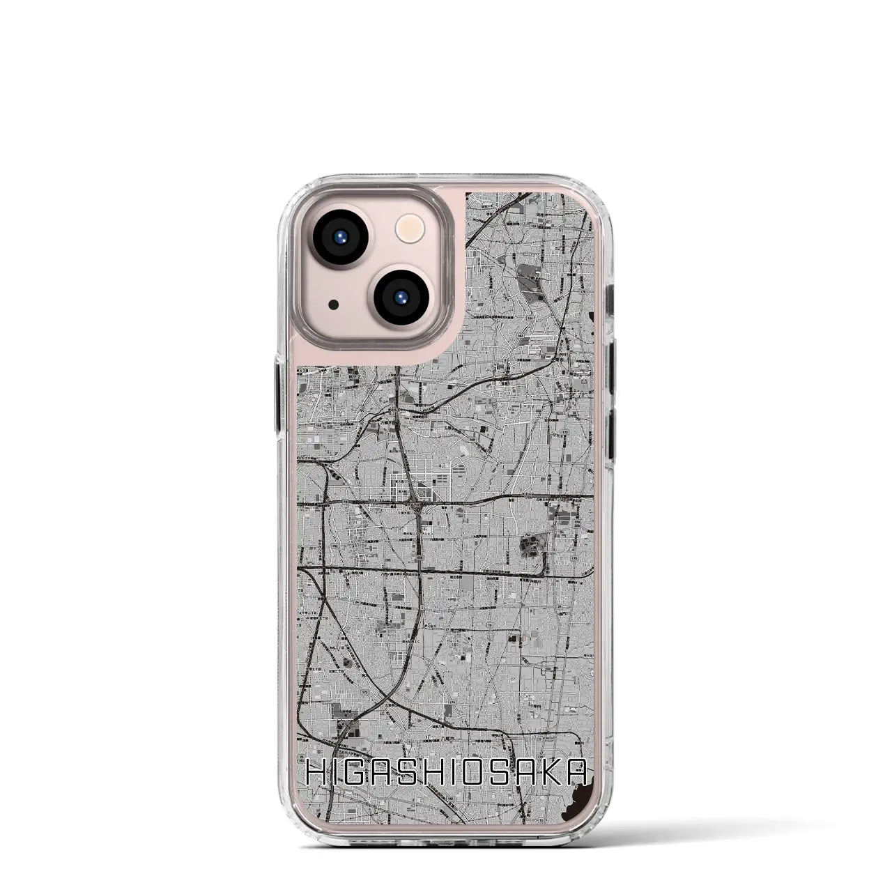 【東大阪(大阪府)】地図柄iPhoneケース(MagSafeタイプ)
