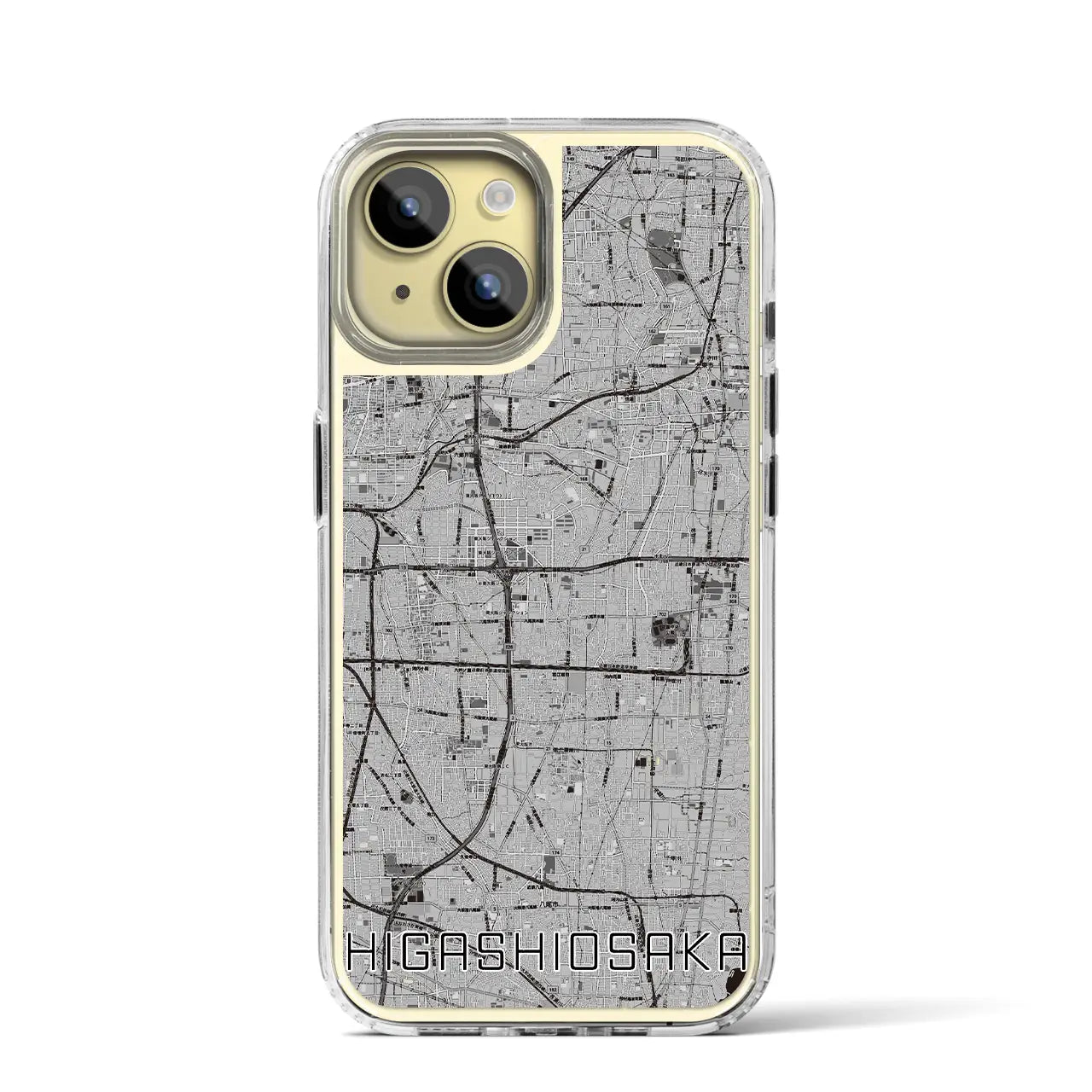 【東大阪(大阪府)】地図柄iPhoneケース(MagSafeタイプ)
