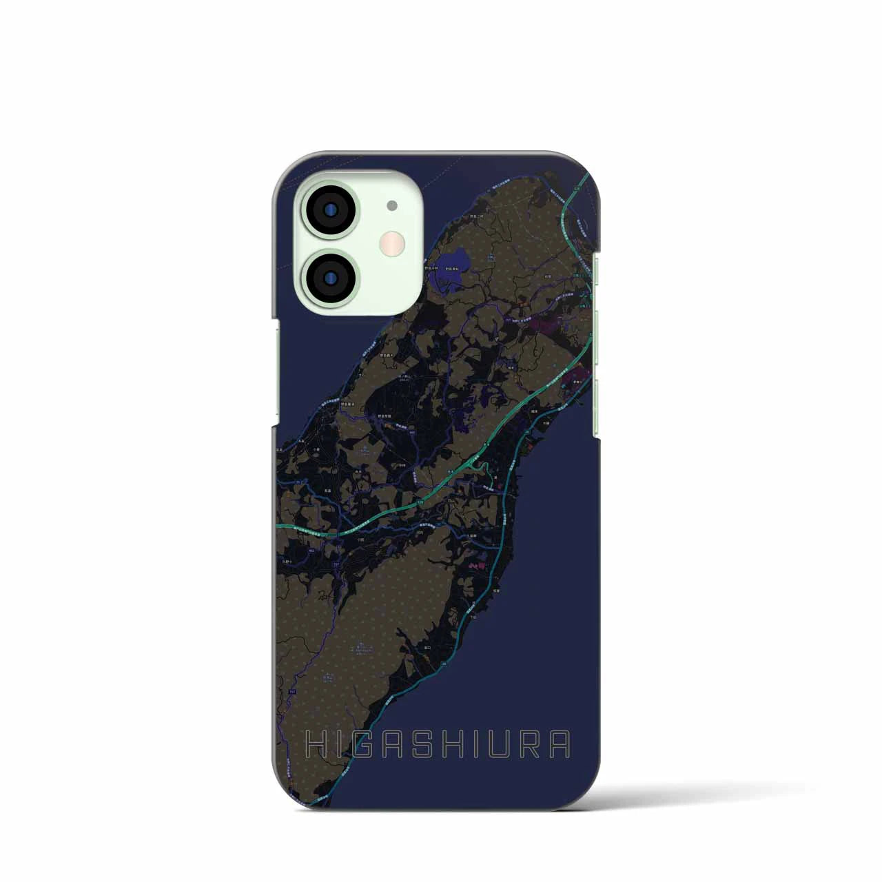 【東浦(兵庫県)】地図柄iPhoneケース(バックカバータイプ)