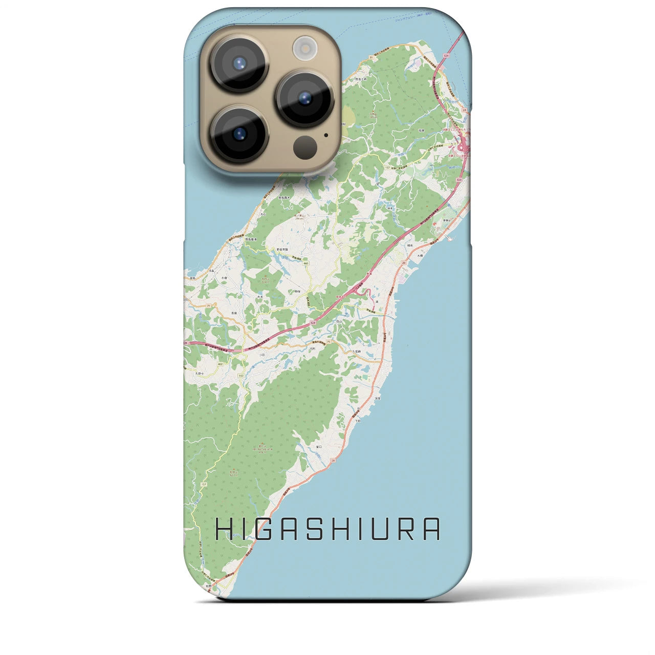 【東浦(兵庫県)】地図柄iPhoneケース(バックカバータイプ)