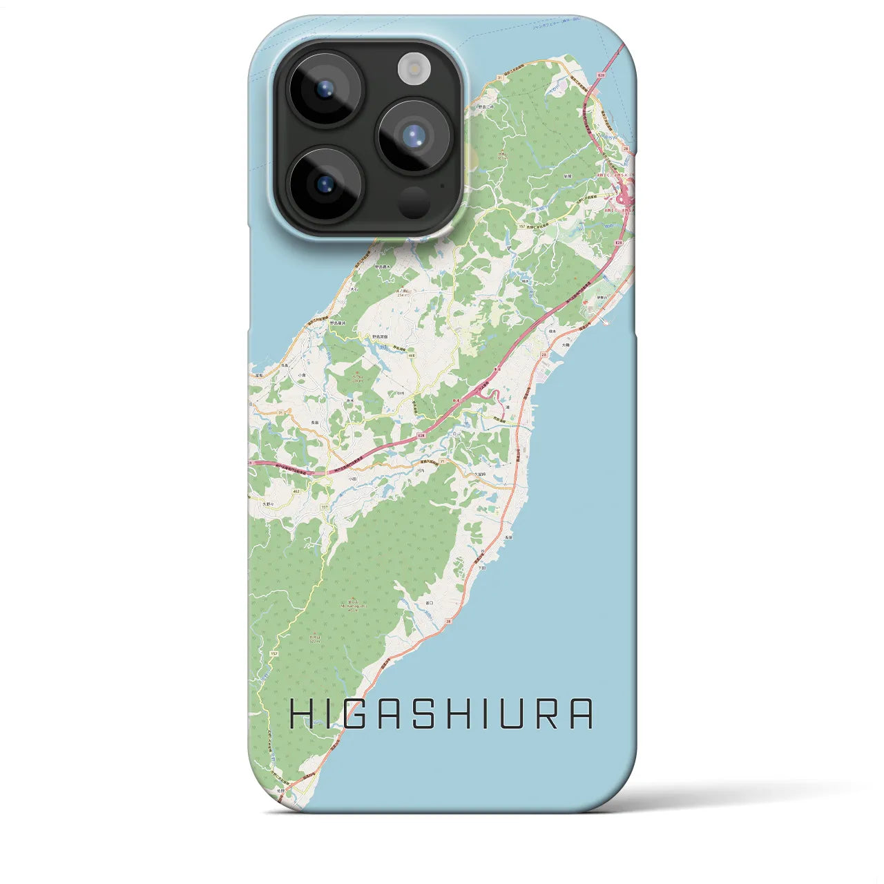 【東浦(兵庫県)】地図柄iPhoneケース(バックカバータイプ)