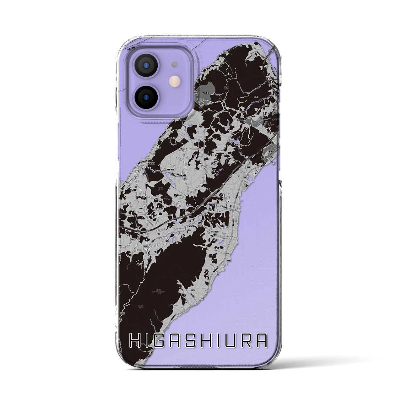 【東浦(兵庫県)】地図柄iPhoneケース(クリアタイプ)