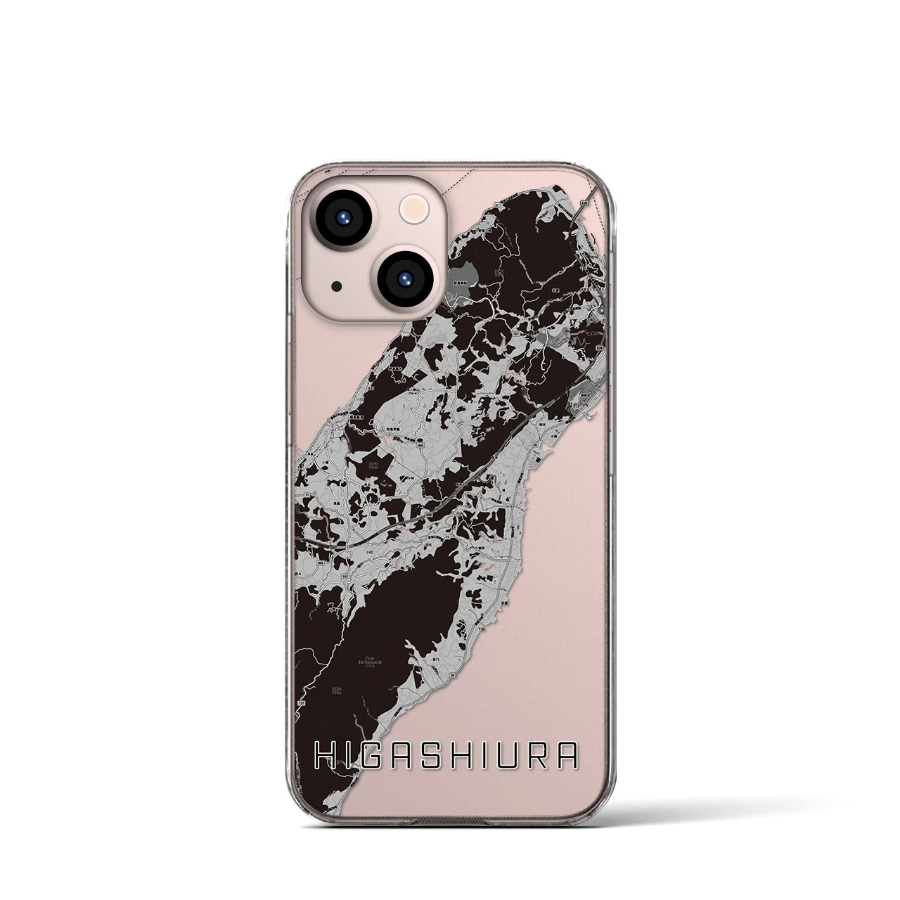 【東浦(兵庫県)】地図柄iPhoneケース(クリアタイプ)
