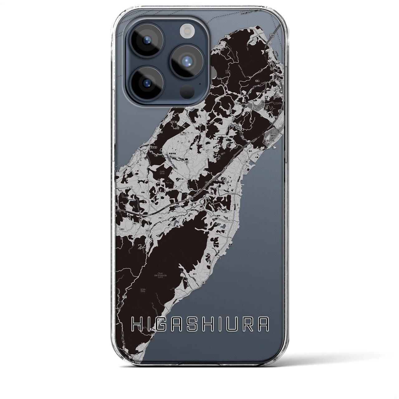 【東浦(兵庫県)】地図柄iPhoneケース(クリアタイプ)