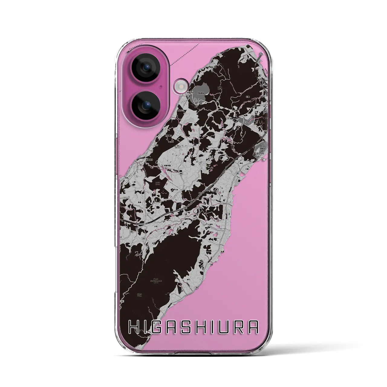 【東浦(兵庫県)】地図柄iPhoneケース(クリアタイプ)