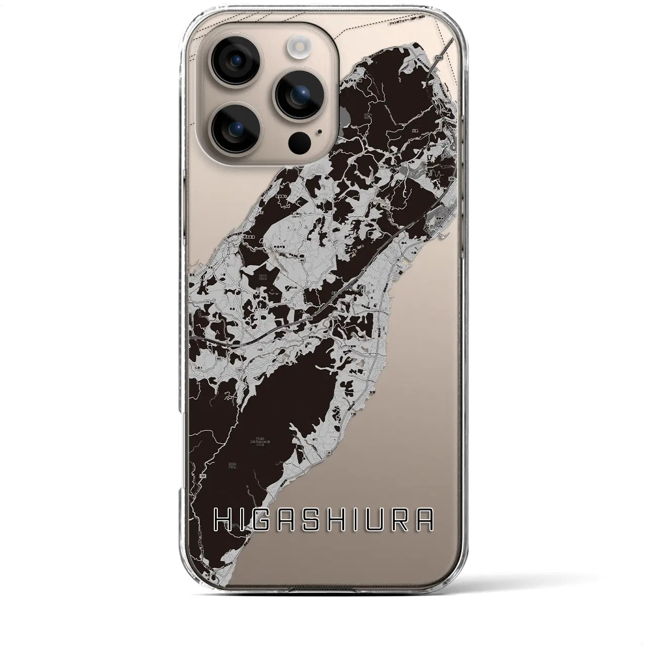 【東浦(兵庫県)】地図柄iPhoneケース(クリアタイプ)