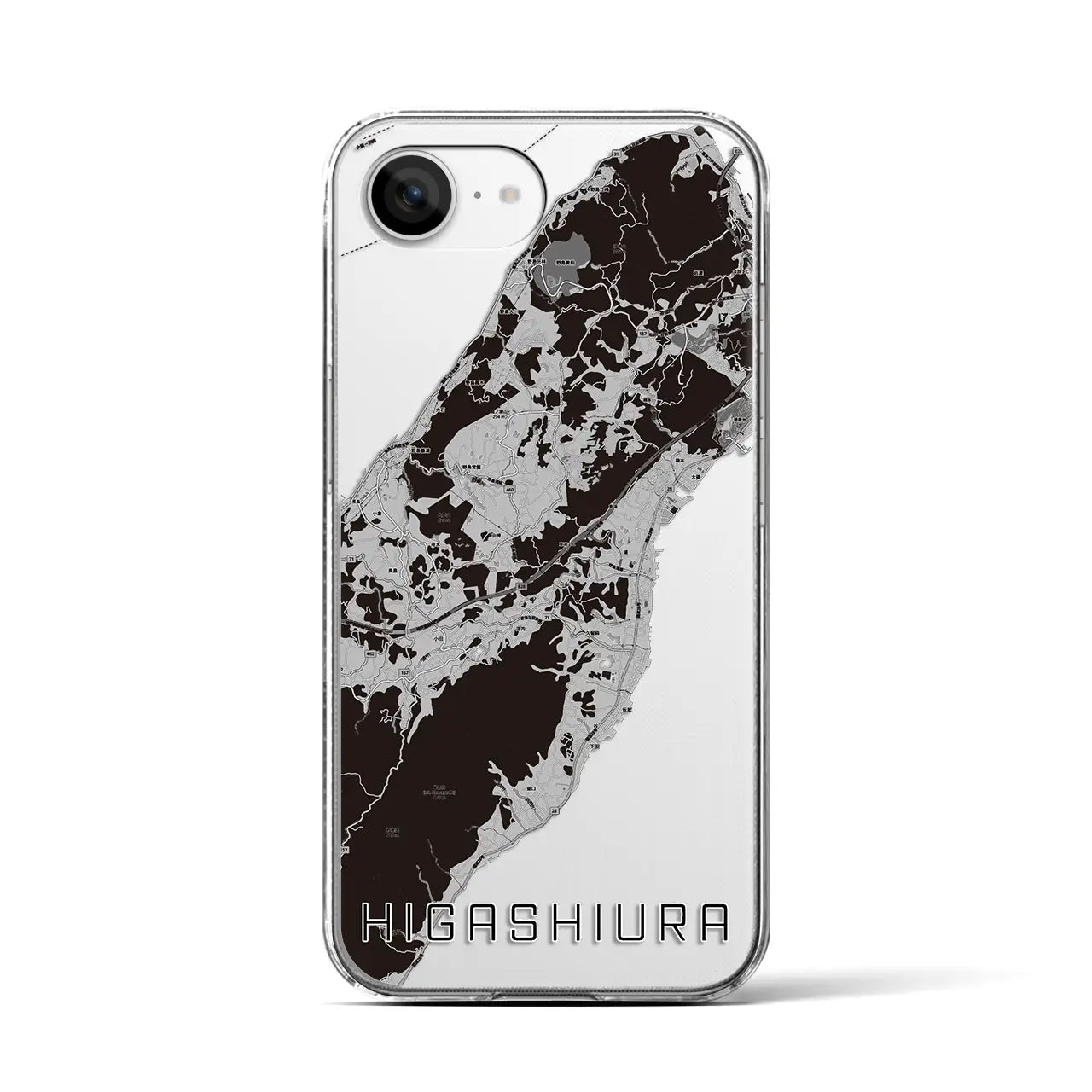 【東浦(兵庫県)】地図柄iPhoneケース(クリアタイプ)