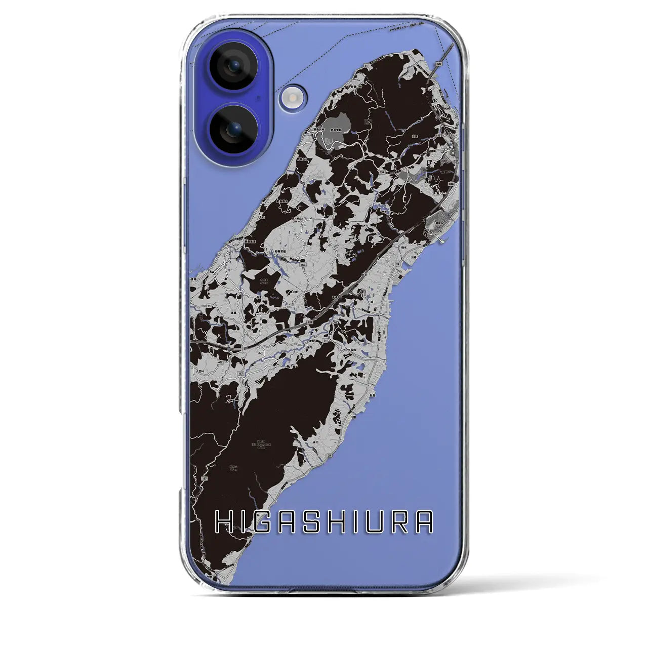 【東浦(兵庫県)】地図柄iPhoneケース(クリアタイプ)