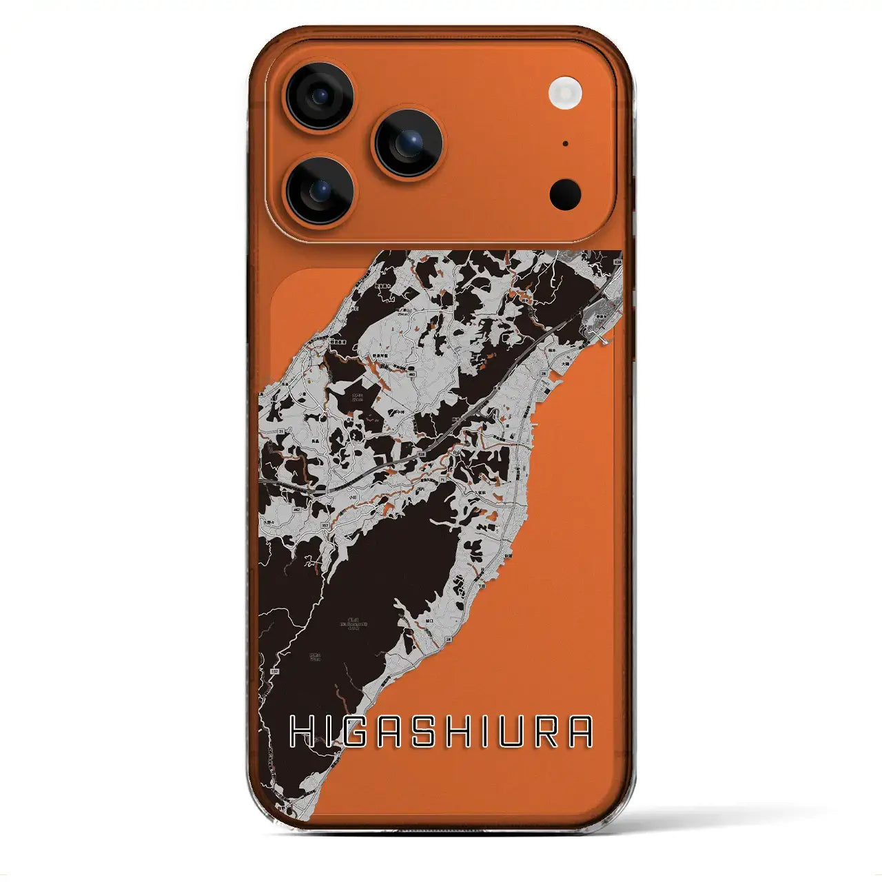 【東浦(兵庫県)】地図柄iPhoneケース(クリアタイプ)