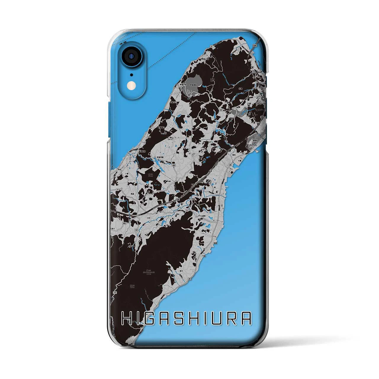 【東浦(兵庫県)】地図柄iPhoneケース(クリアタイプ)
