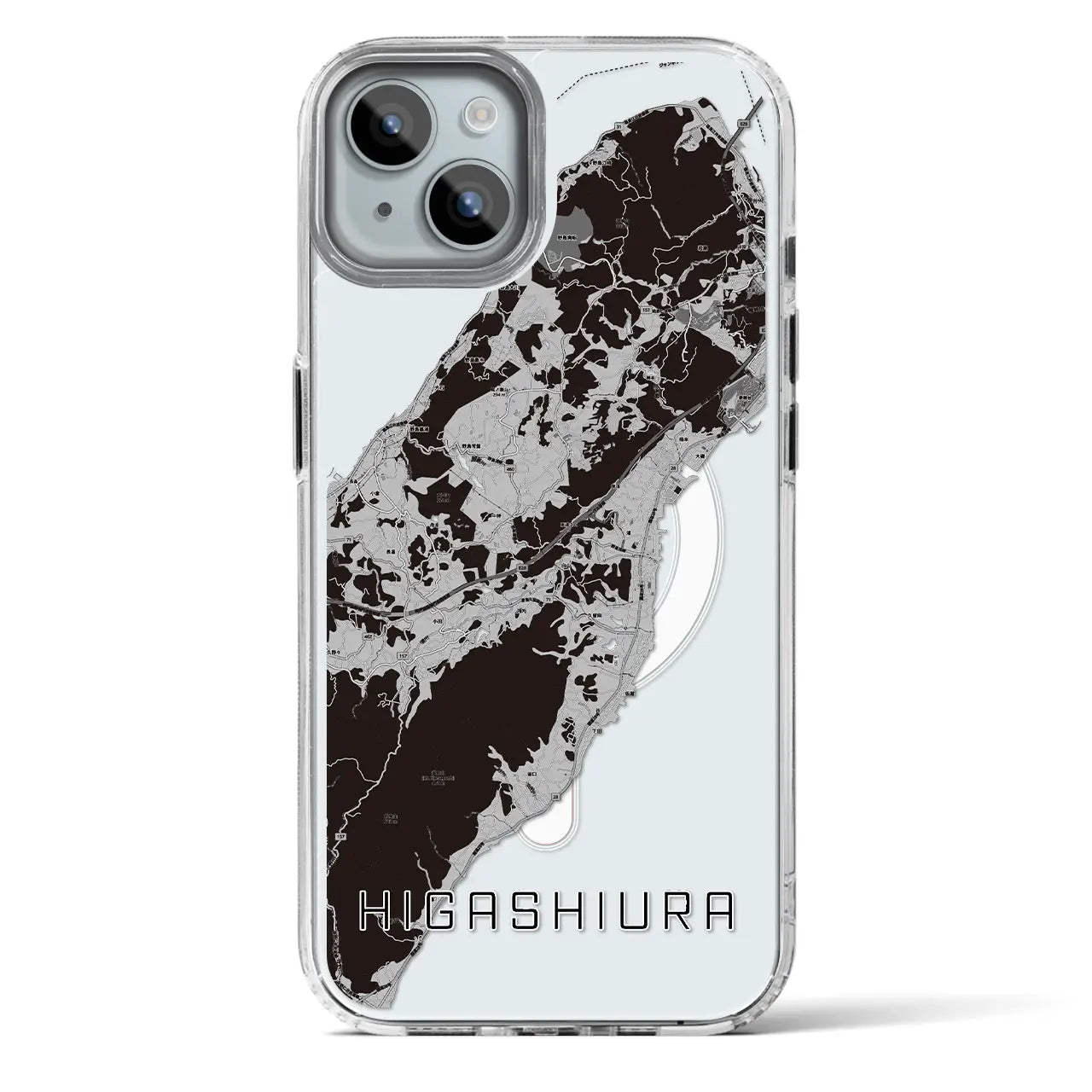 【東浦(兵庫県)】地図柄iPhoneケース(MagSafeタイプ)