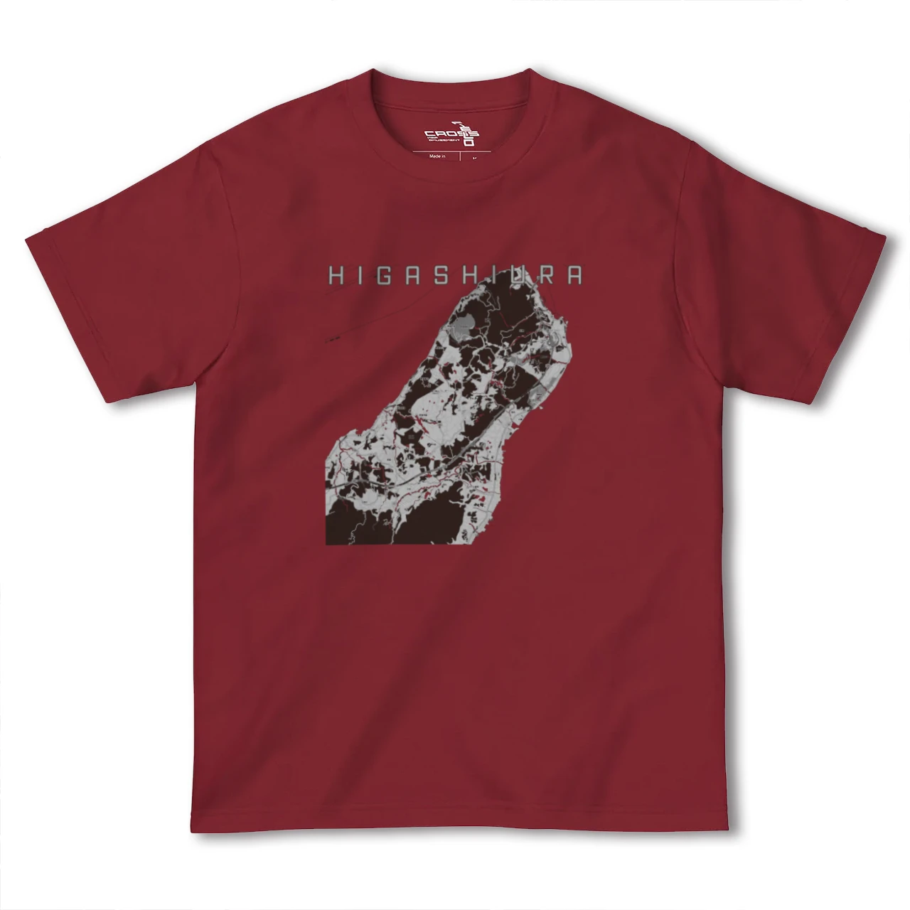 【東浦(兵庫県)(兵庫県)】地図柄ヘビーウェイトTシャツ