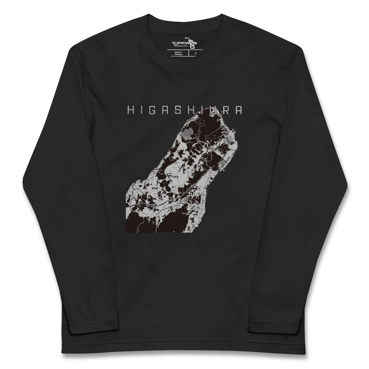 【東浦(兵庫県)(兵庫県)】地図柄ロングスリーブTシャツ